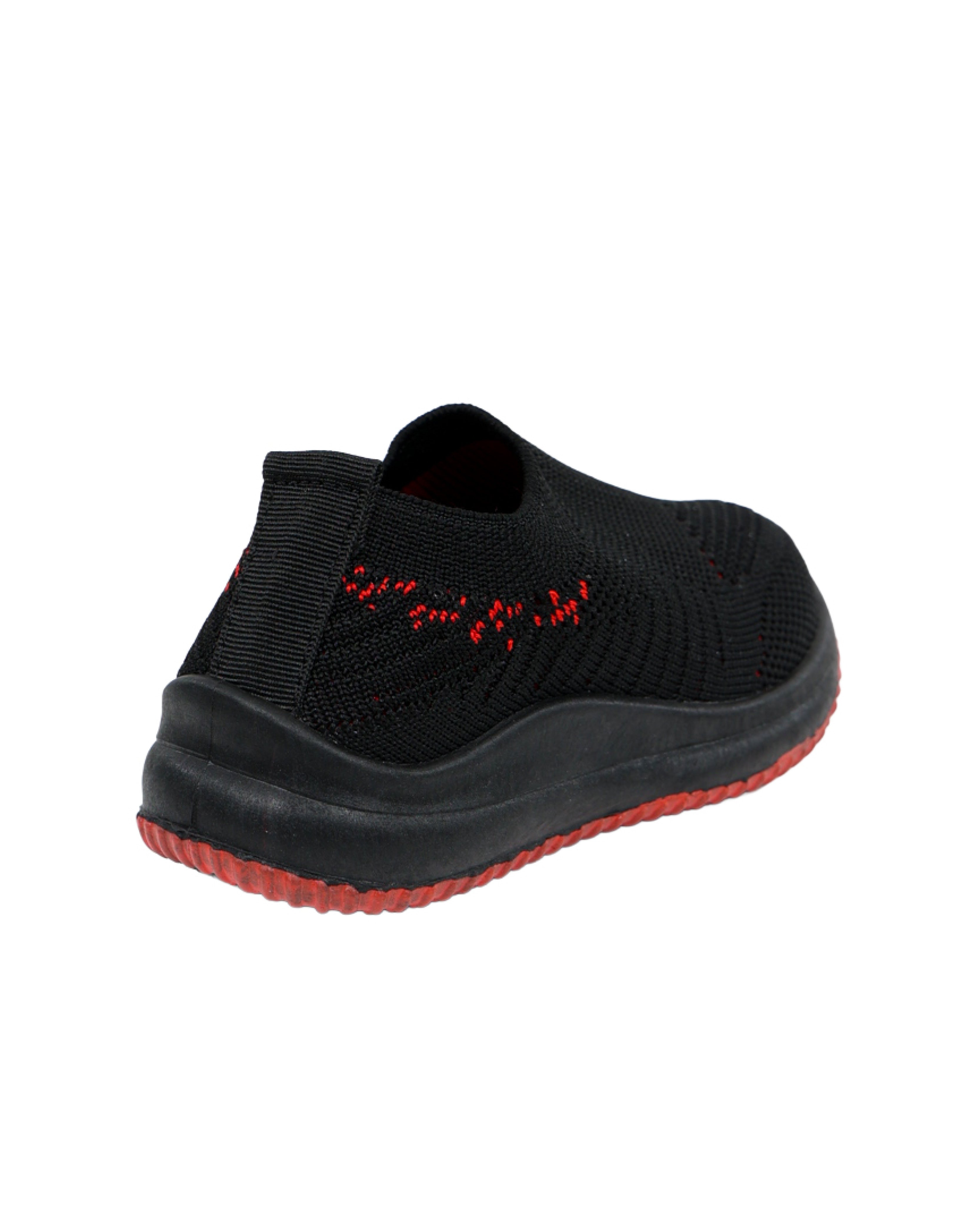 Boys Slip-On Flyknit Trainers Red