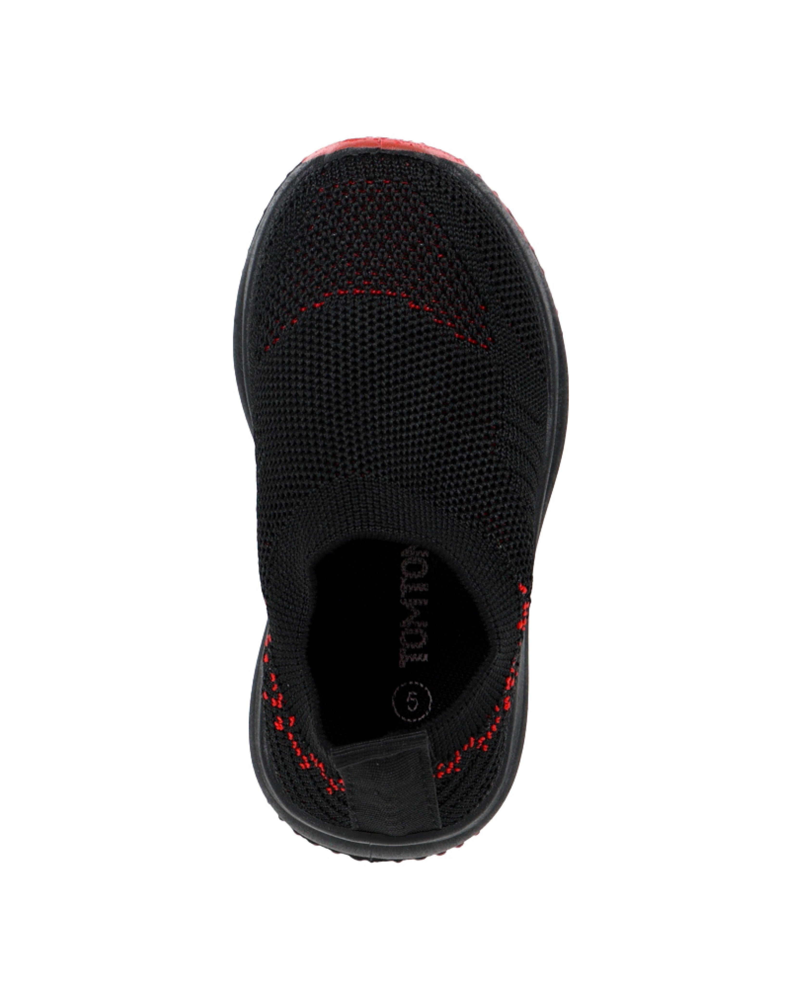 Boys Slip-On Flyknit Trainers Red