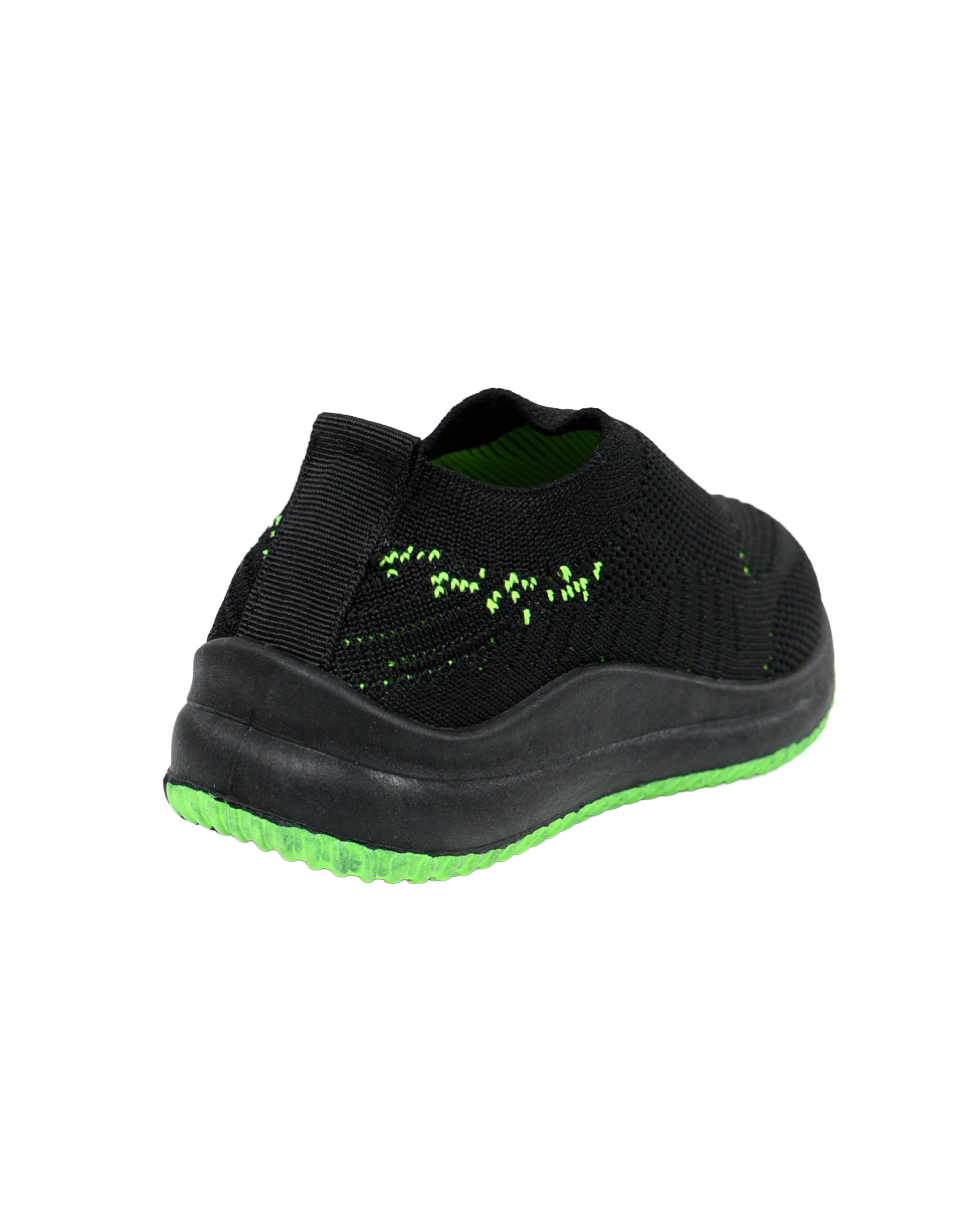 Boys Slip-On Flyknit Trainers Green