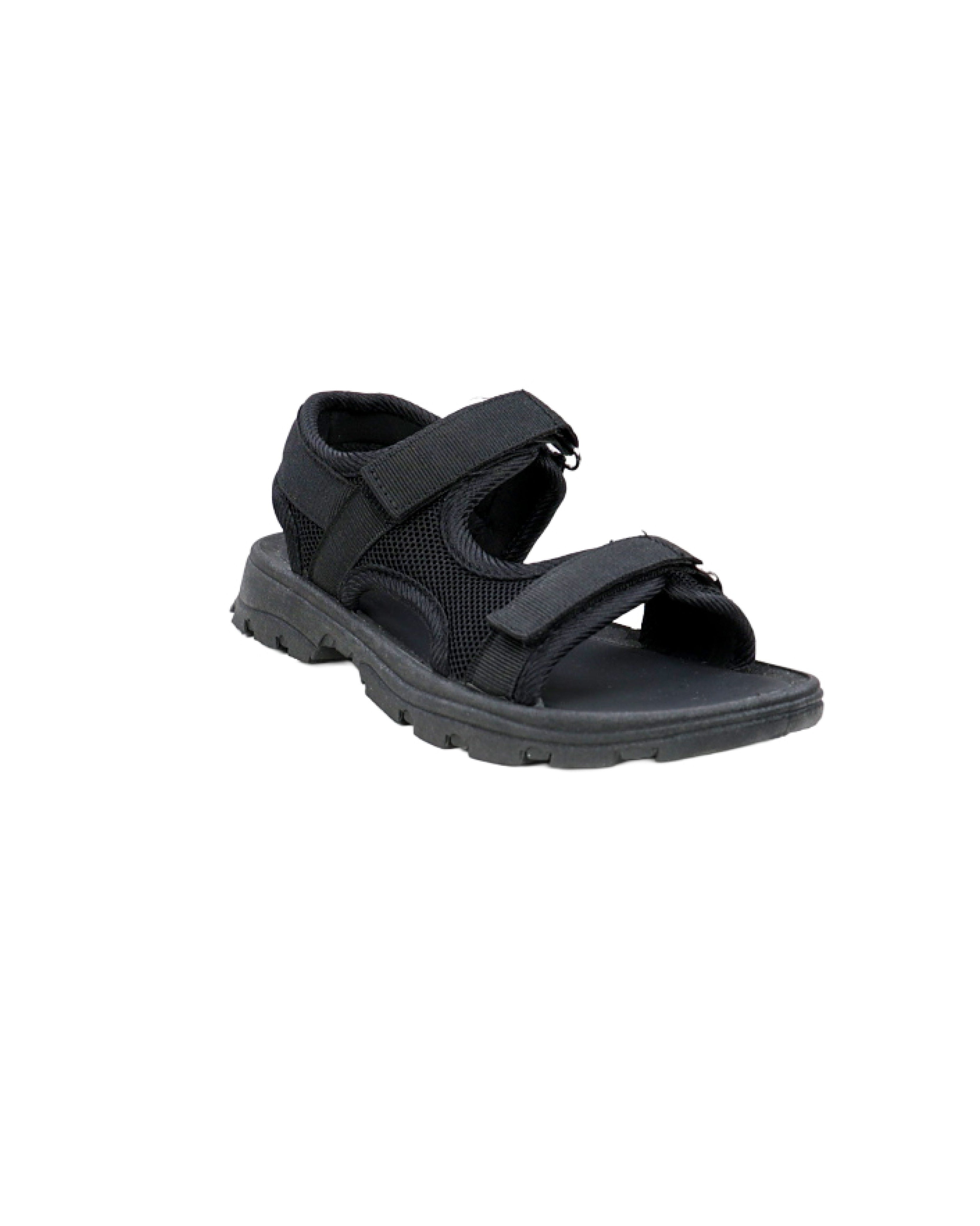 Small Boys Black Open Toe Adventure Sandal
