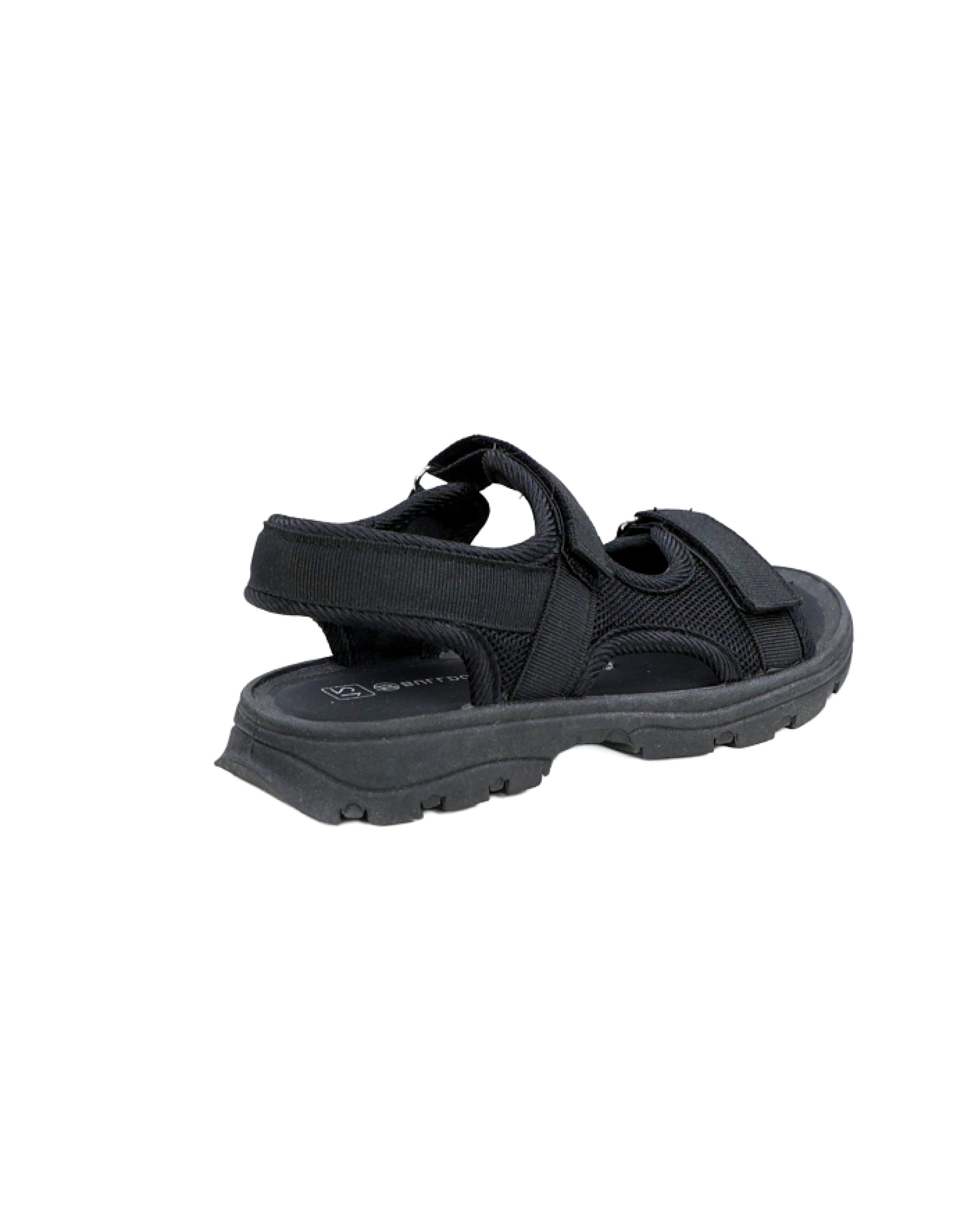 Small Boys Black Open Toe Adventure Sandal