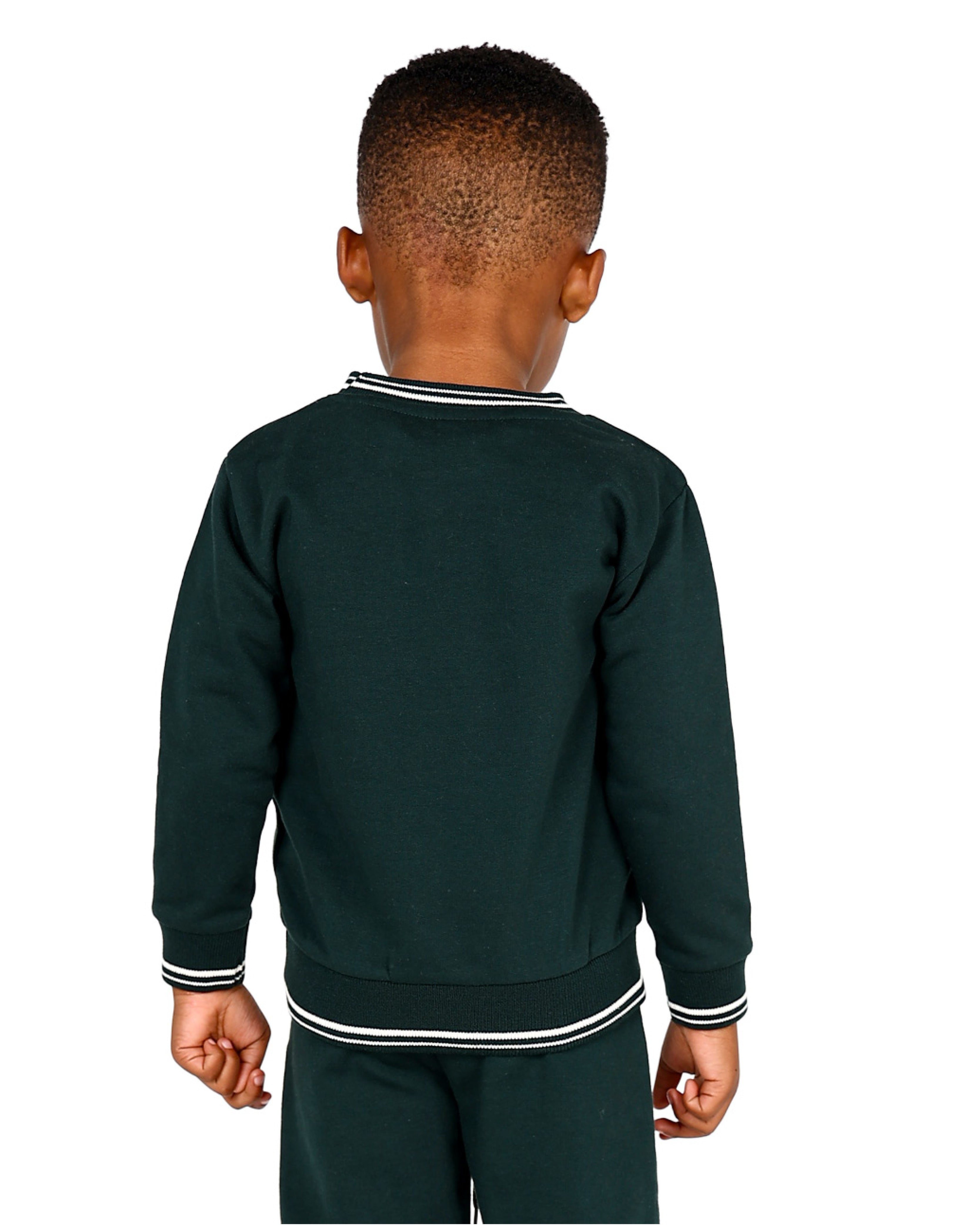 2 Pack Grey Boston Hoody & Green Sweatshirt