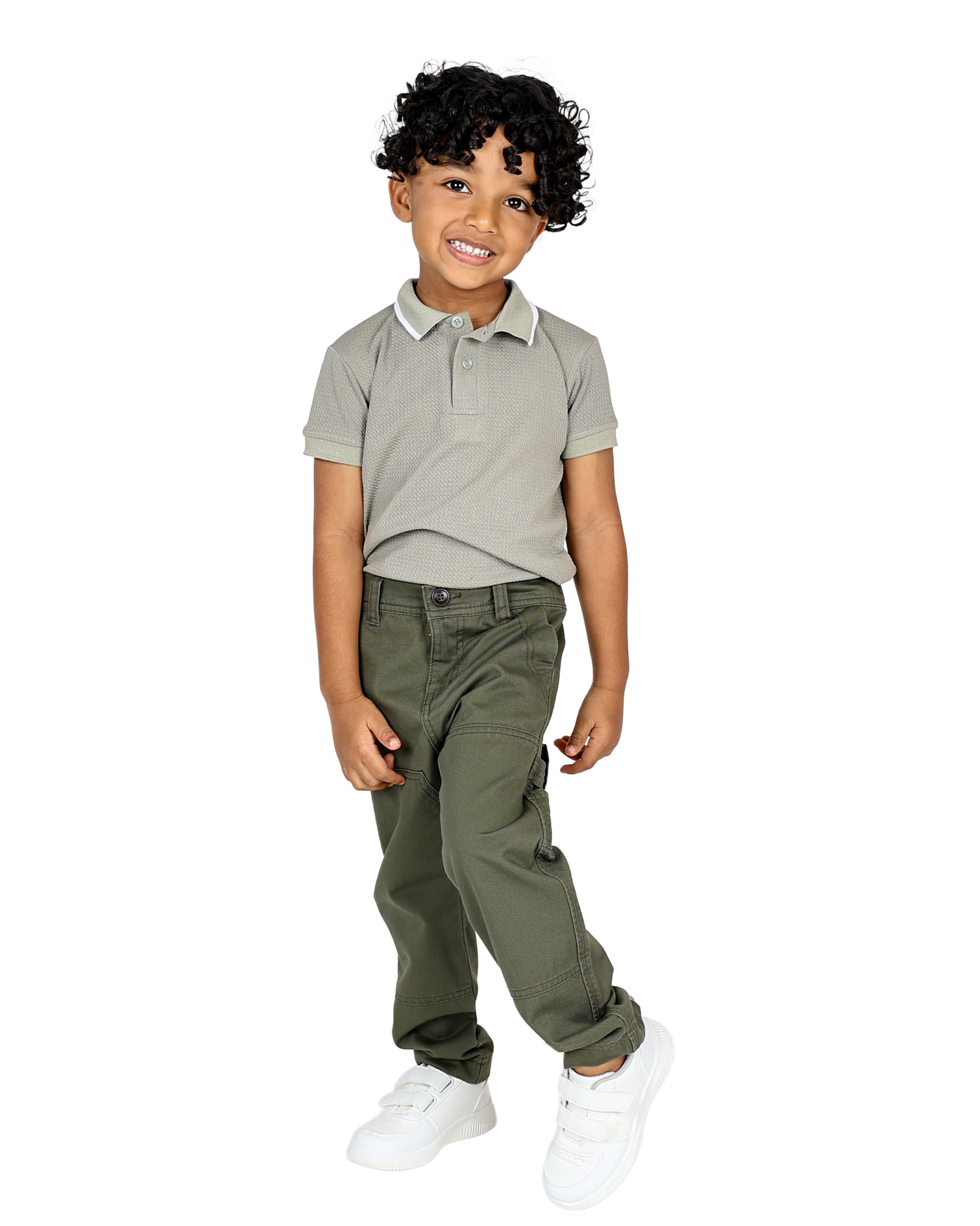 Olive Relaxed Fit Carpenter Pants