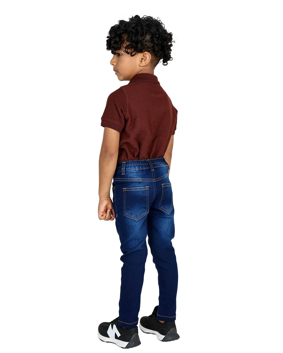 Dark Indigo Five Pocket Stretch Skinny Jeans