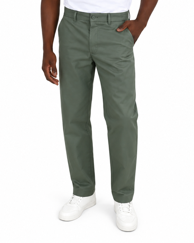Straight Leg Fatigue Cotton Chino