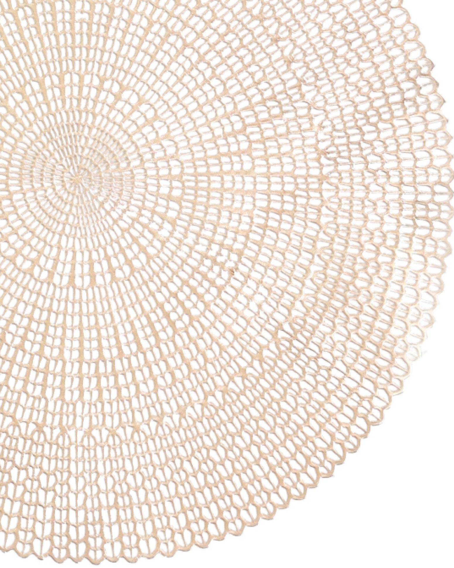 Squiggle Design Gold Placemat