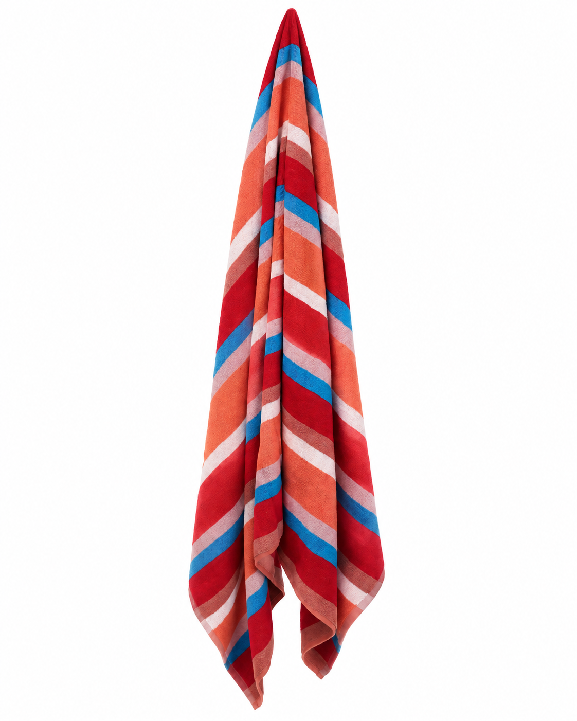 Summer Stripe Rasberry Beach Towel 90x150cm