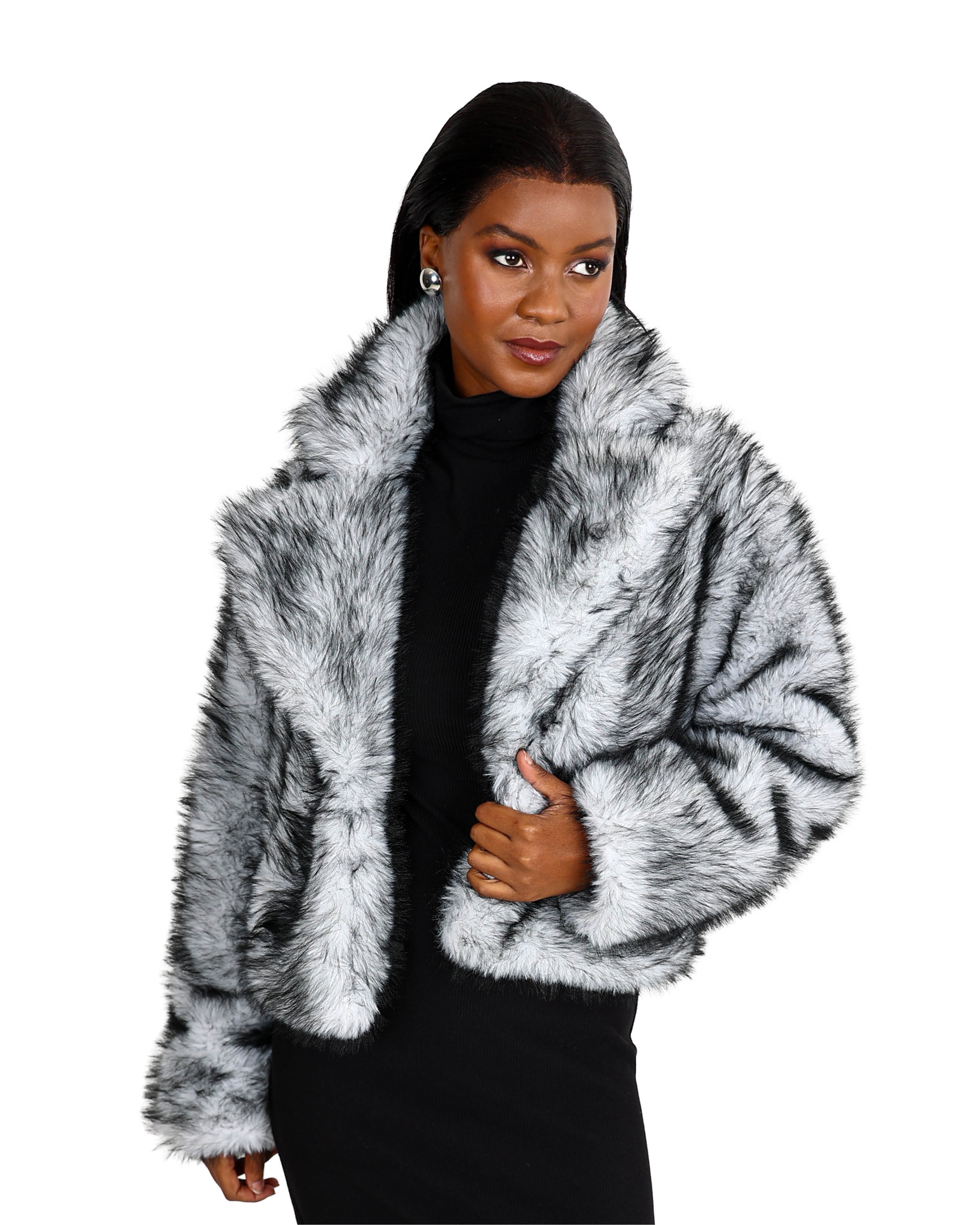 Luxurious Faux Fur Jacket