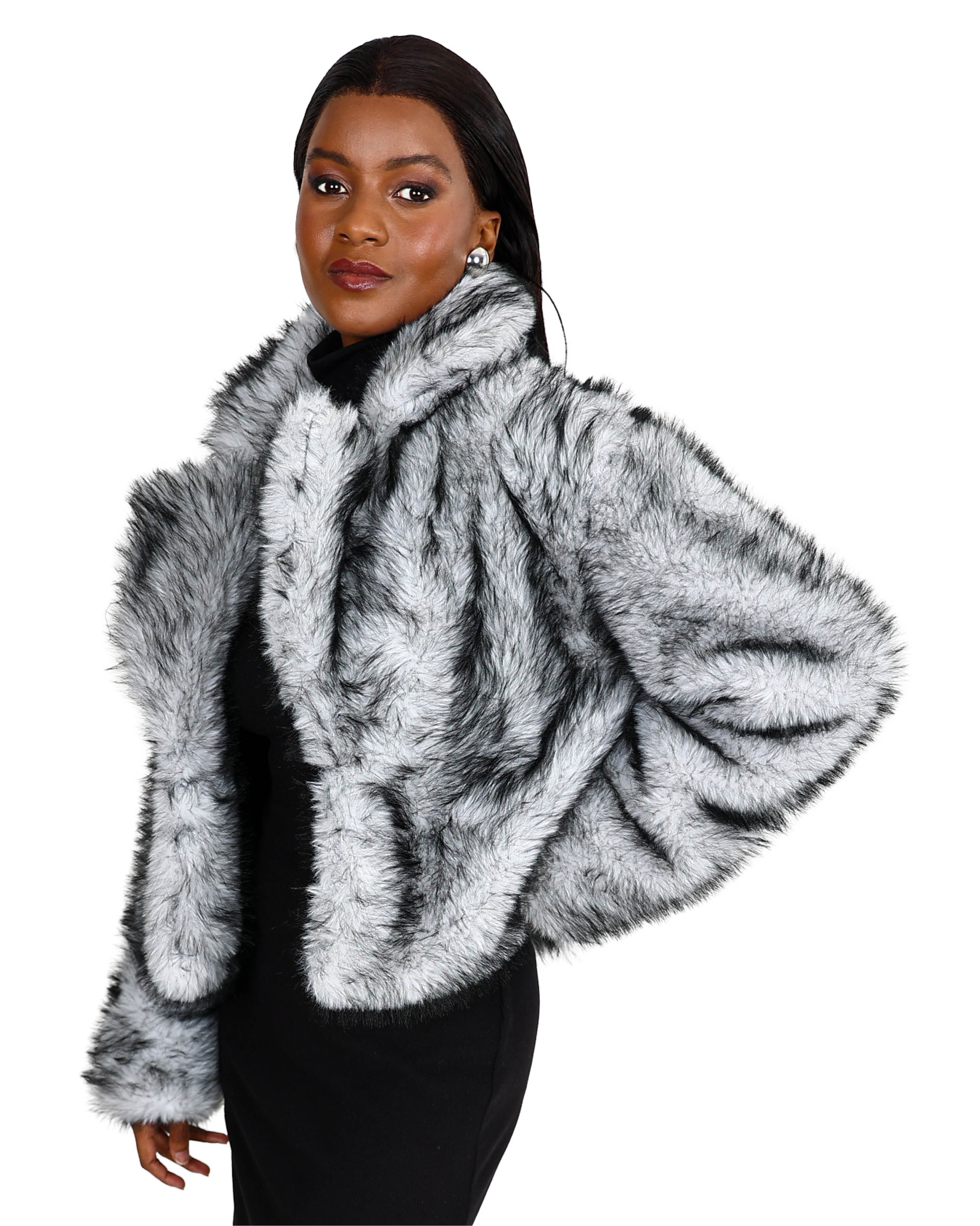 Luxurious Faux Fur Jacket
