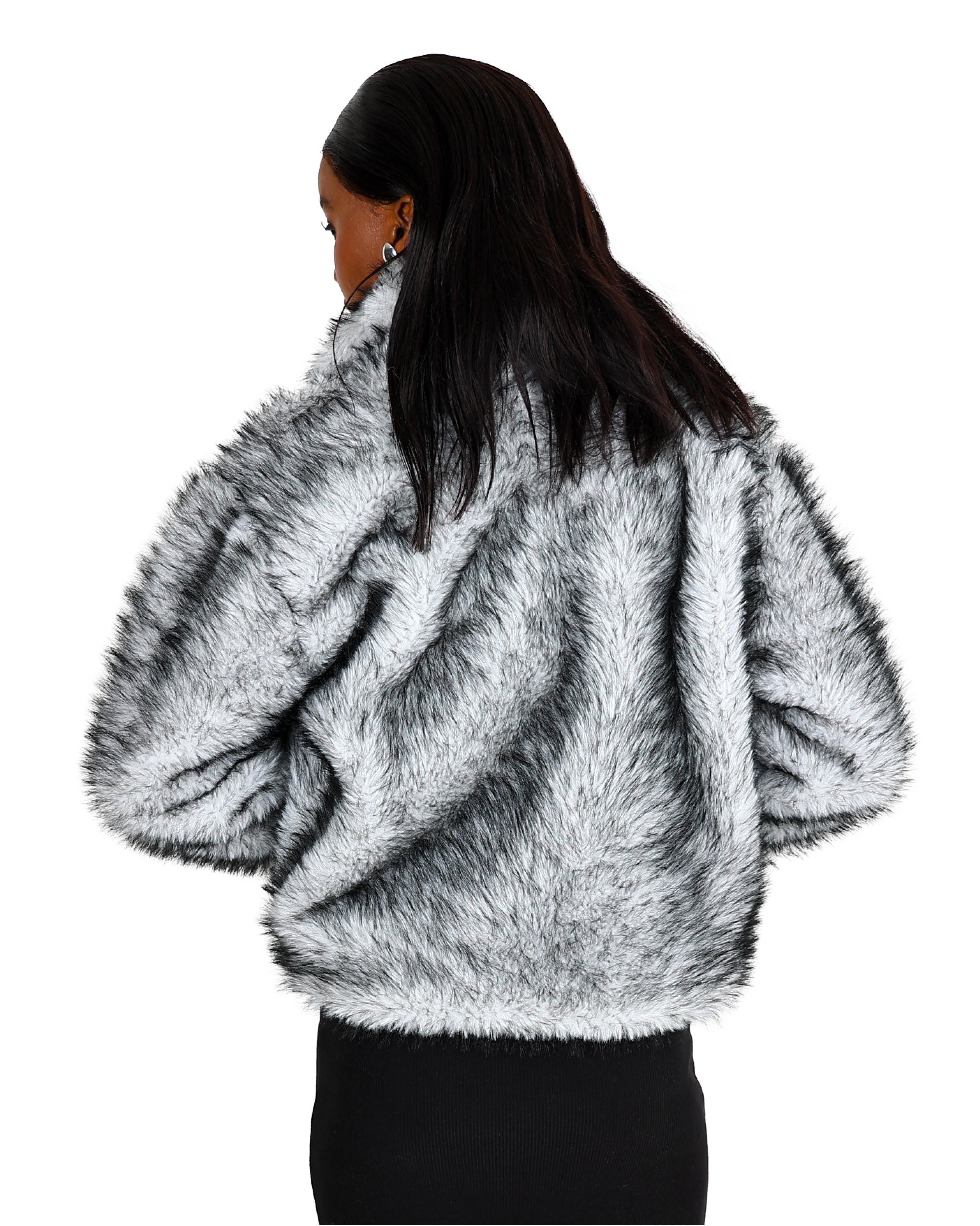 Luxurious Faux Fur Jacket