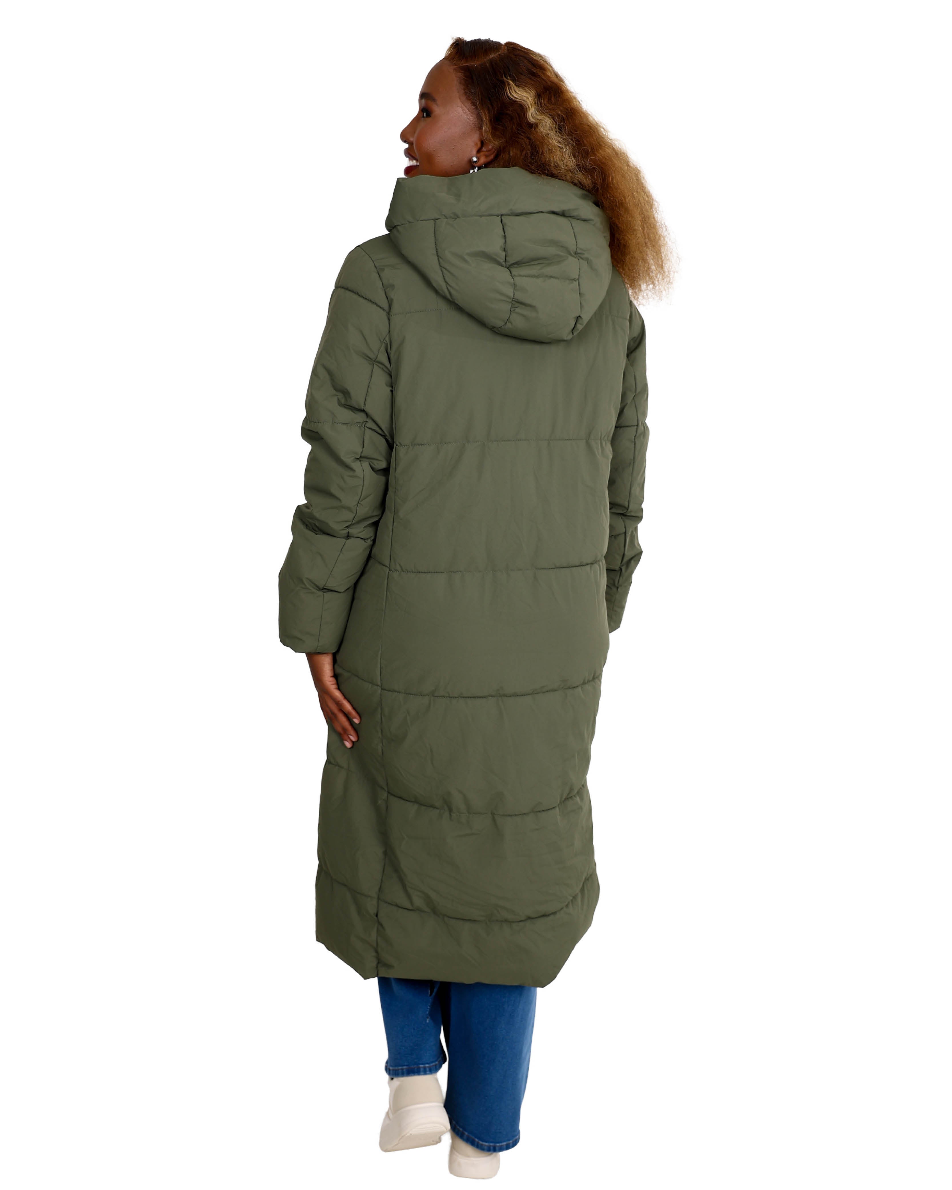 Sage Puffer Hooded Cruise Jacket
