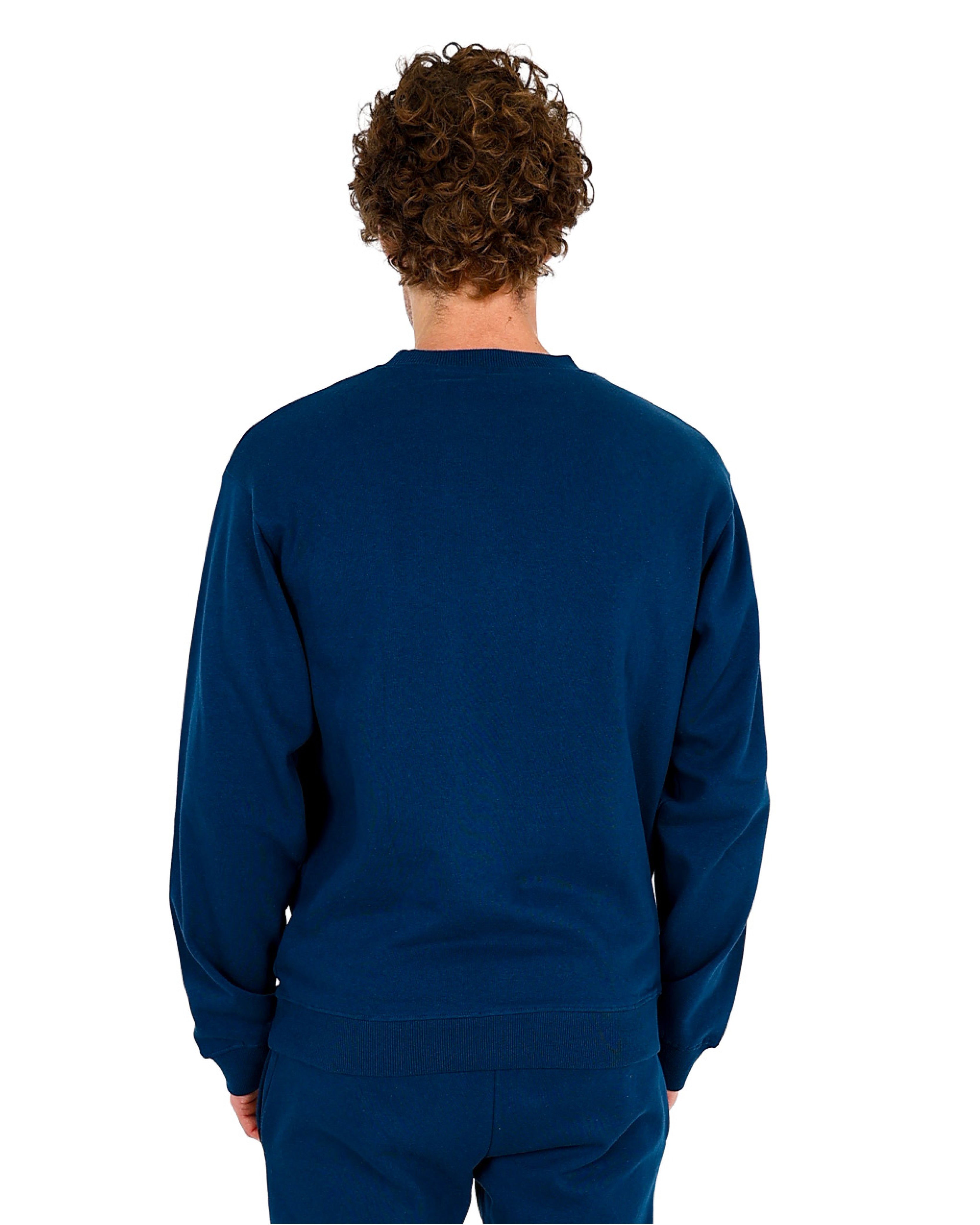 Classic Long Sleeve Teal Cotton Rich Sweatshirt