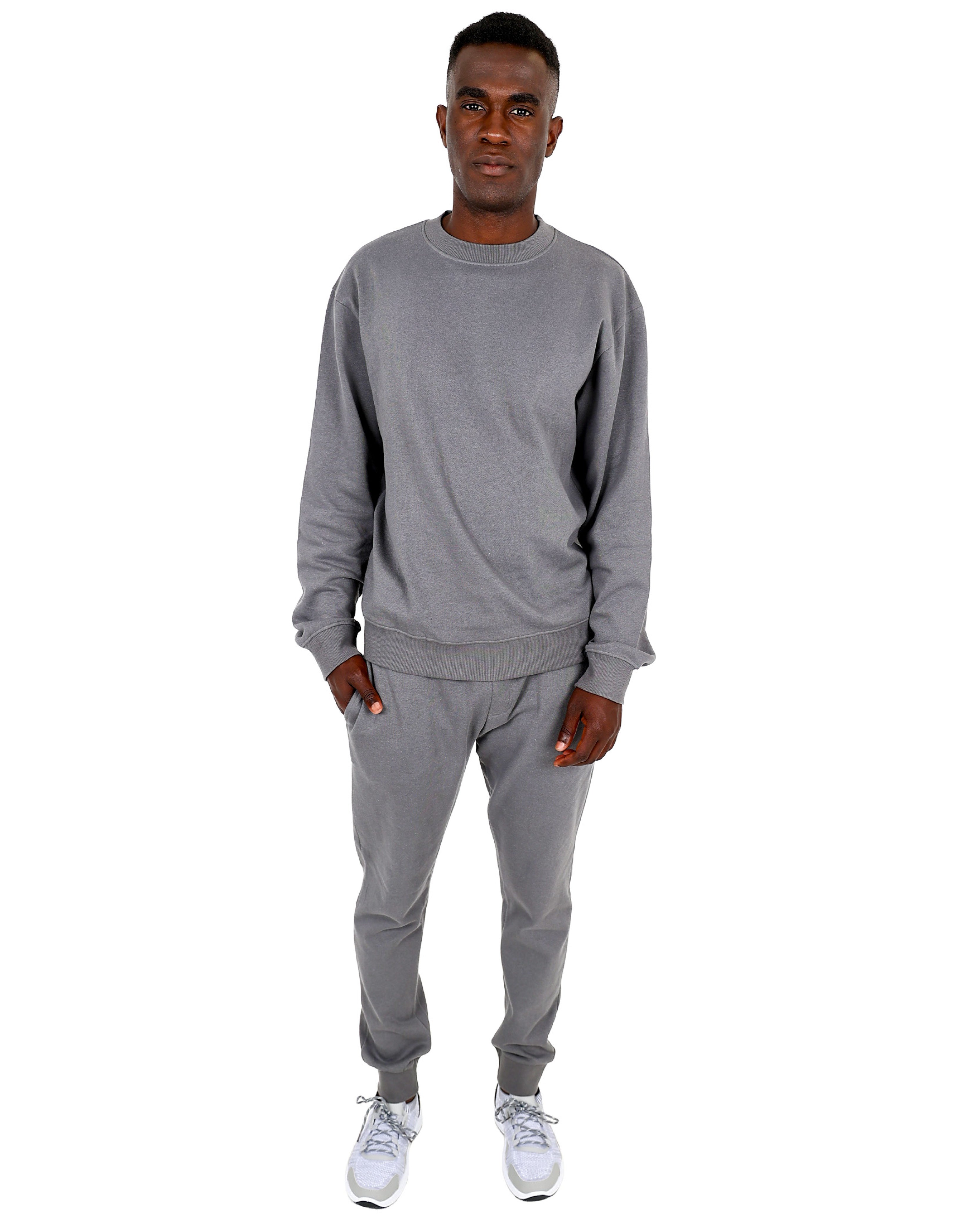 Classic Long Sleeve Grey Cotton Rich Sweatshirt