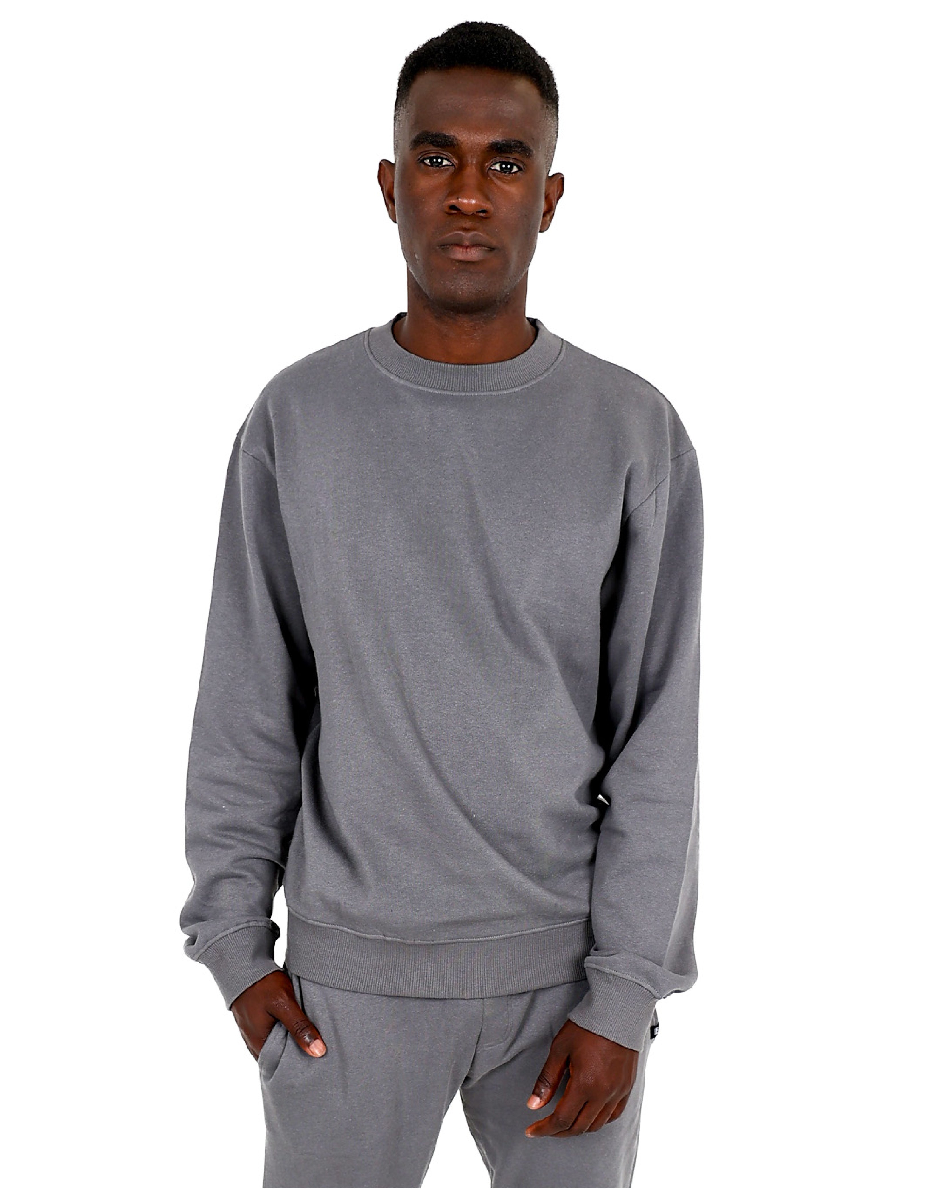 Classic Long Sleeve Grey Cotton Rich Sweatshirt