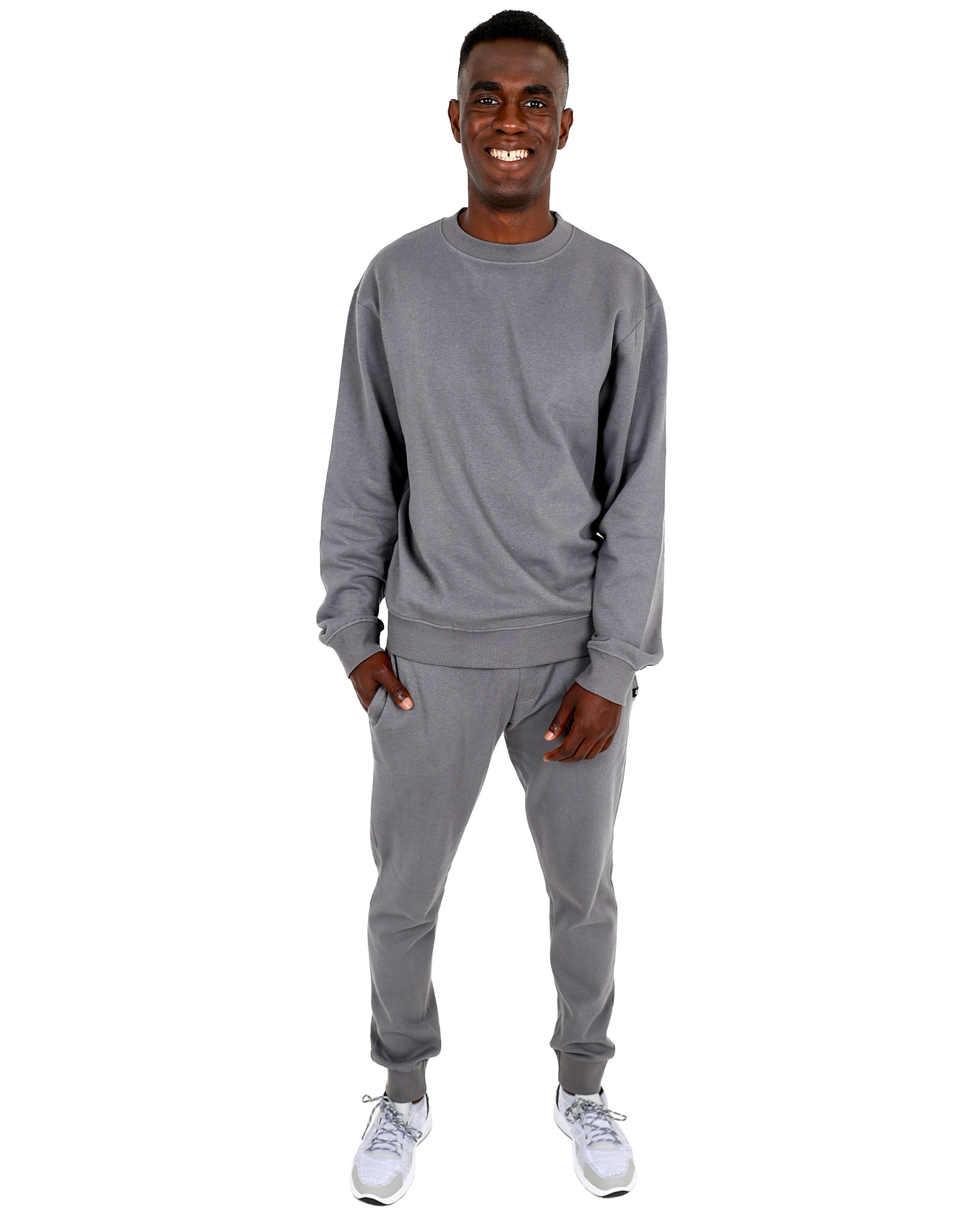 Classic Cotton Rich Grey Track Pants
