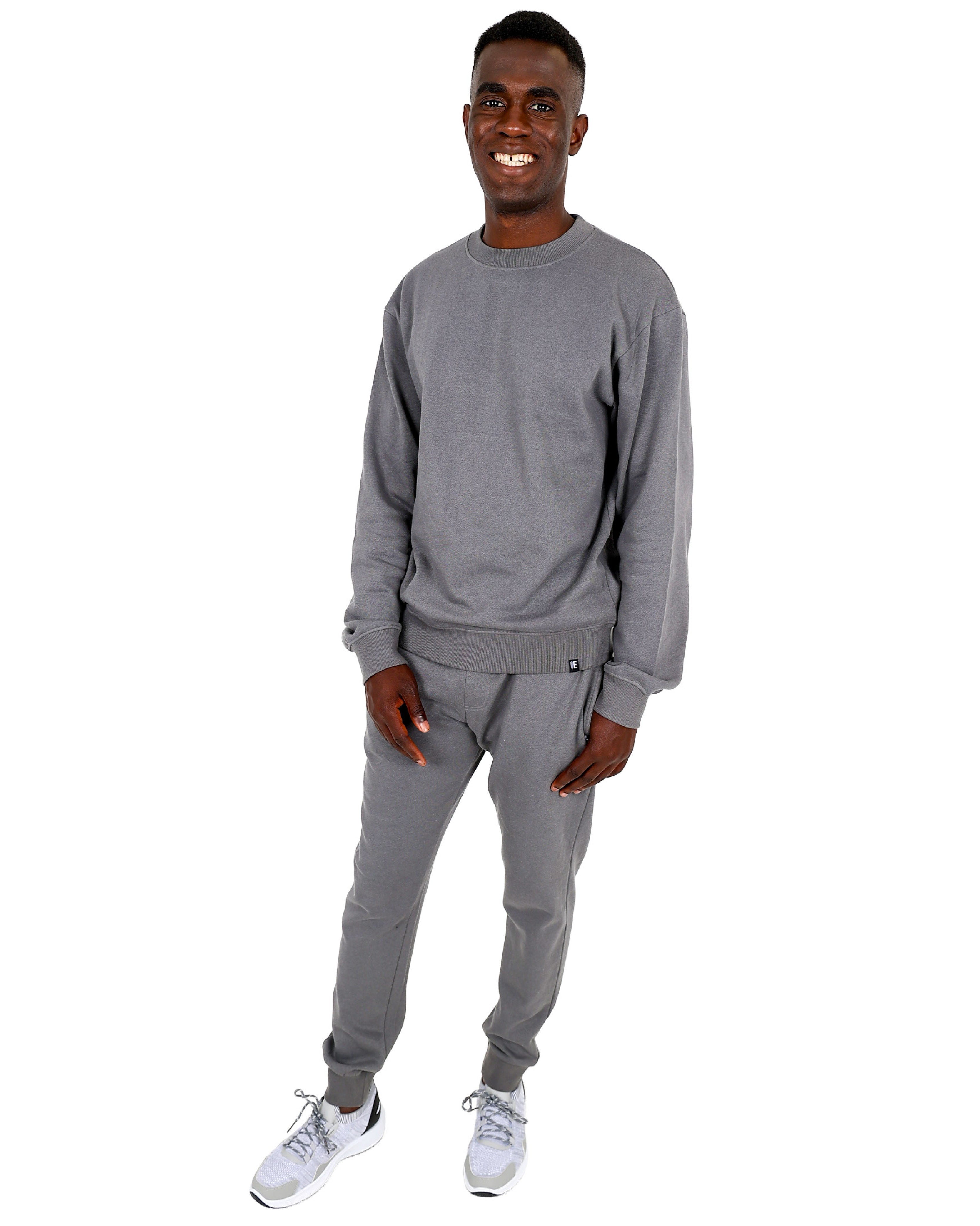 Classic Cotton Rich Grey Track Pants