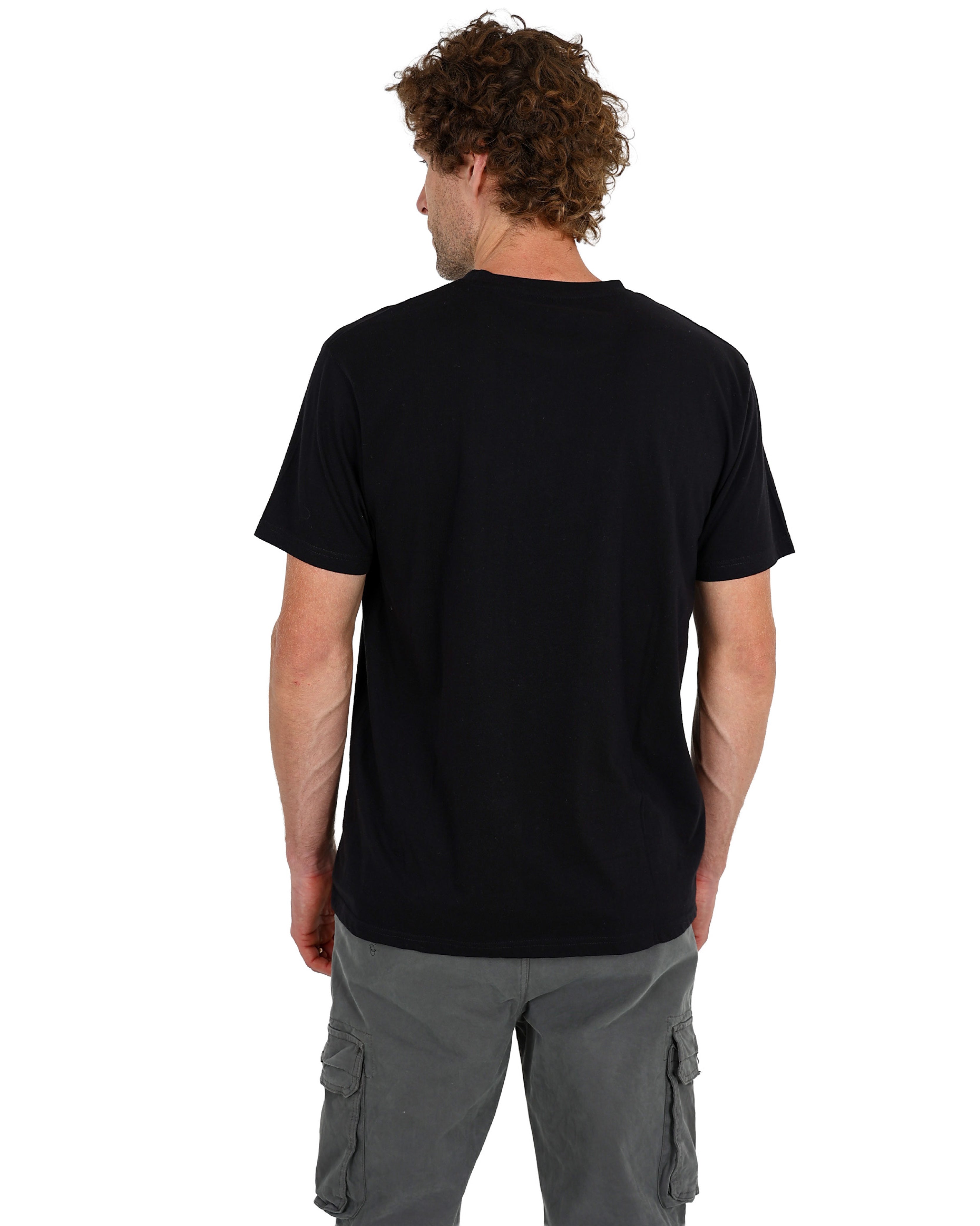 Short Sleeve Black "Detroit" Graphic T-Shirt