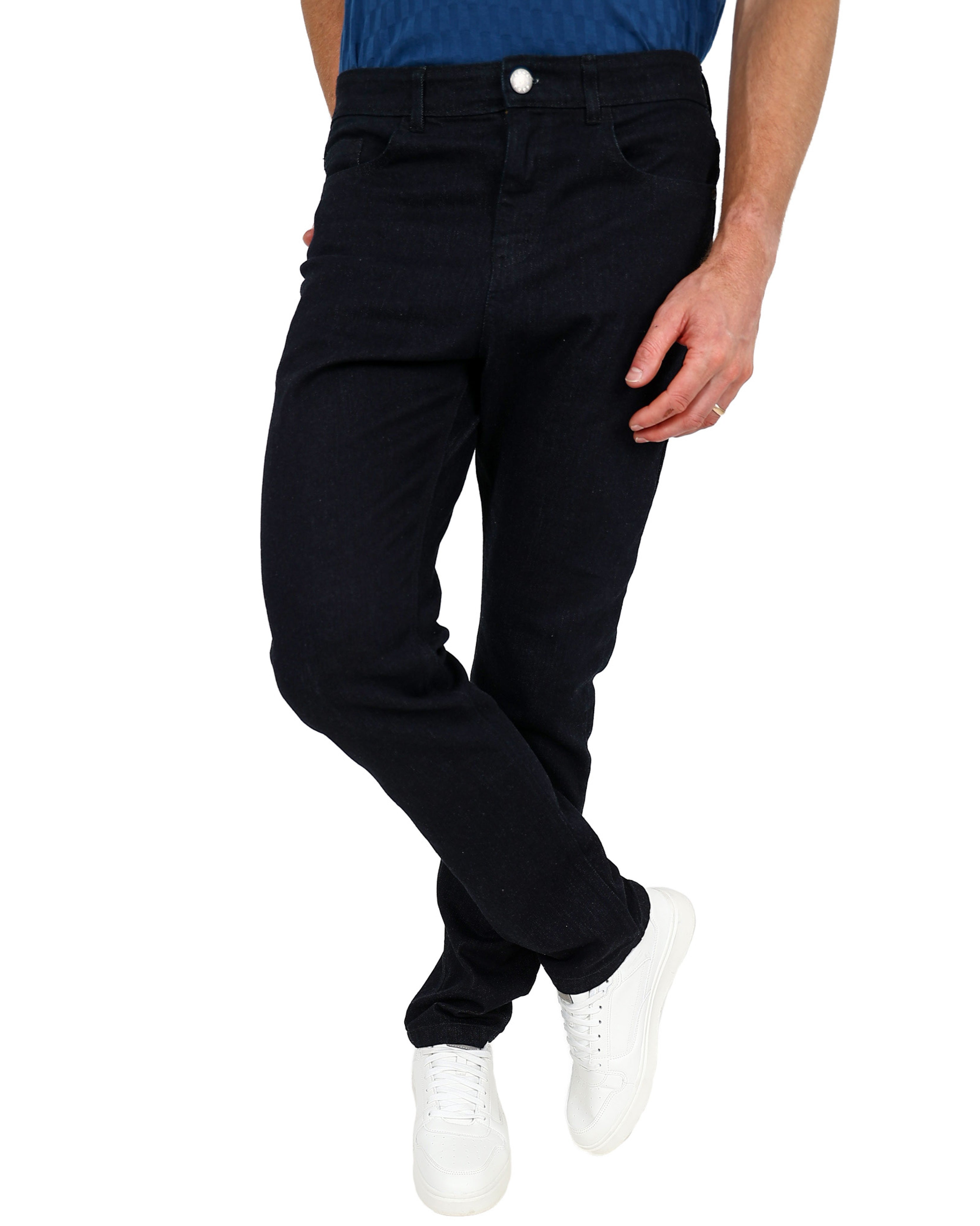 Straight Leg Black Chino