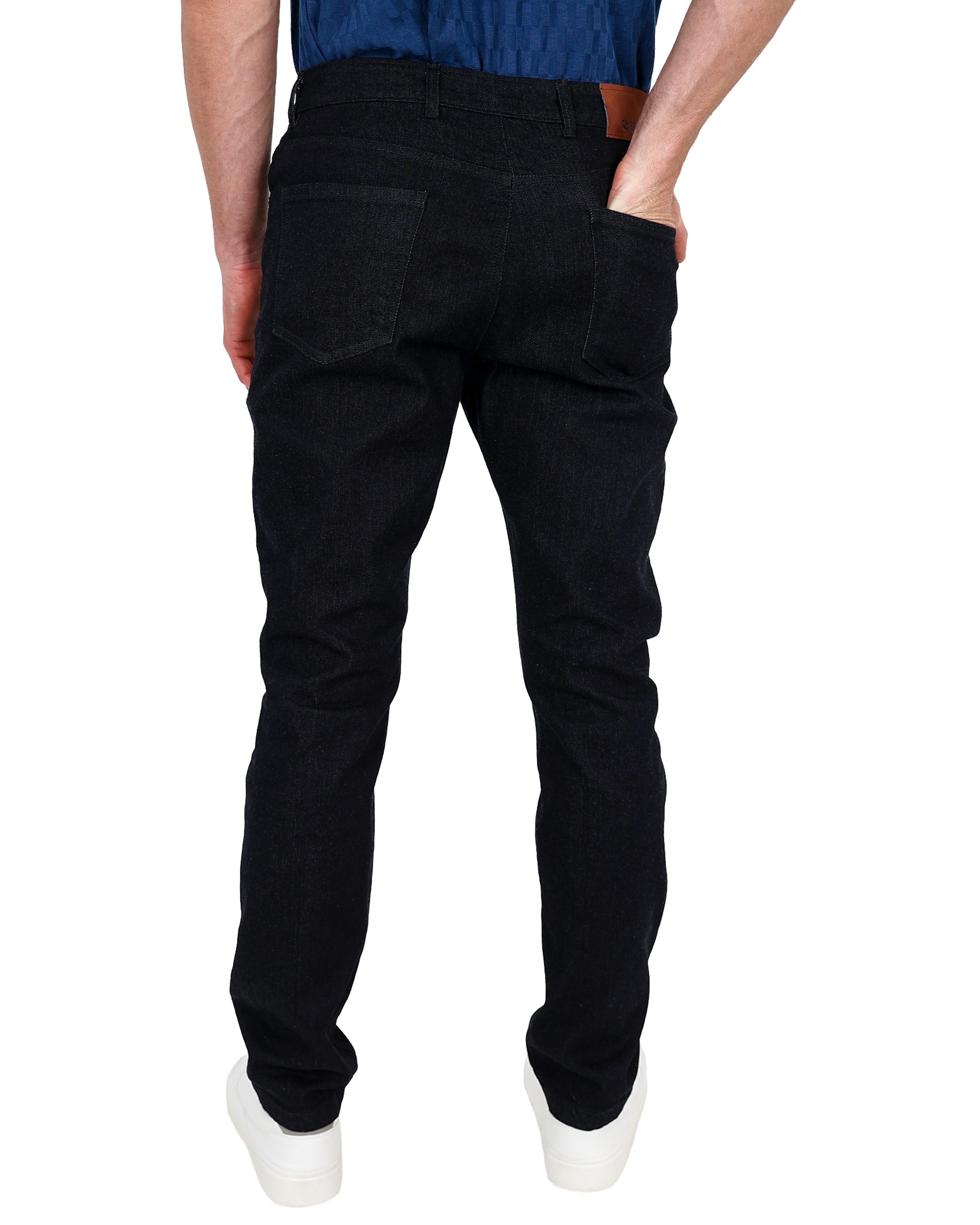 Straight Leg Black Chino