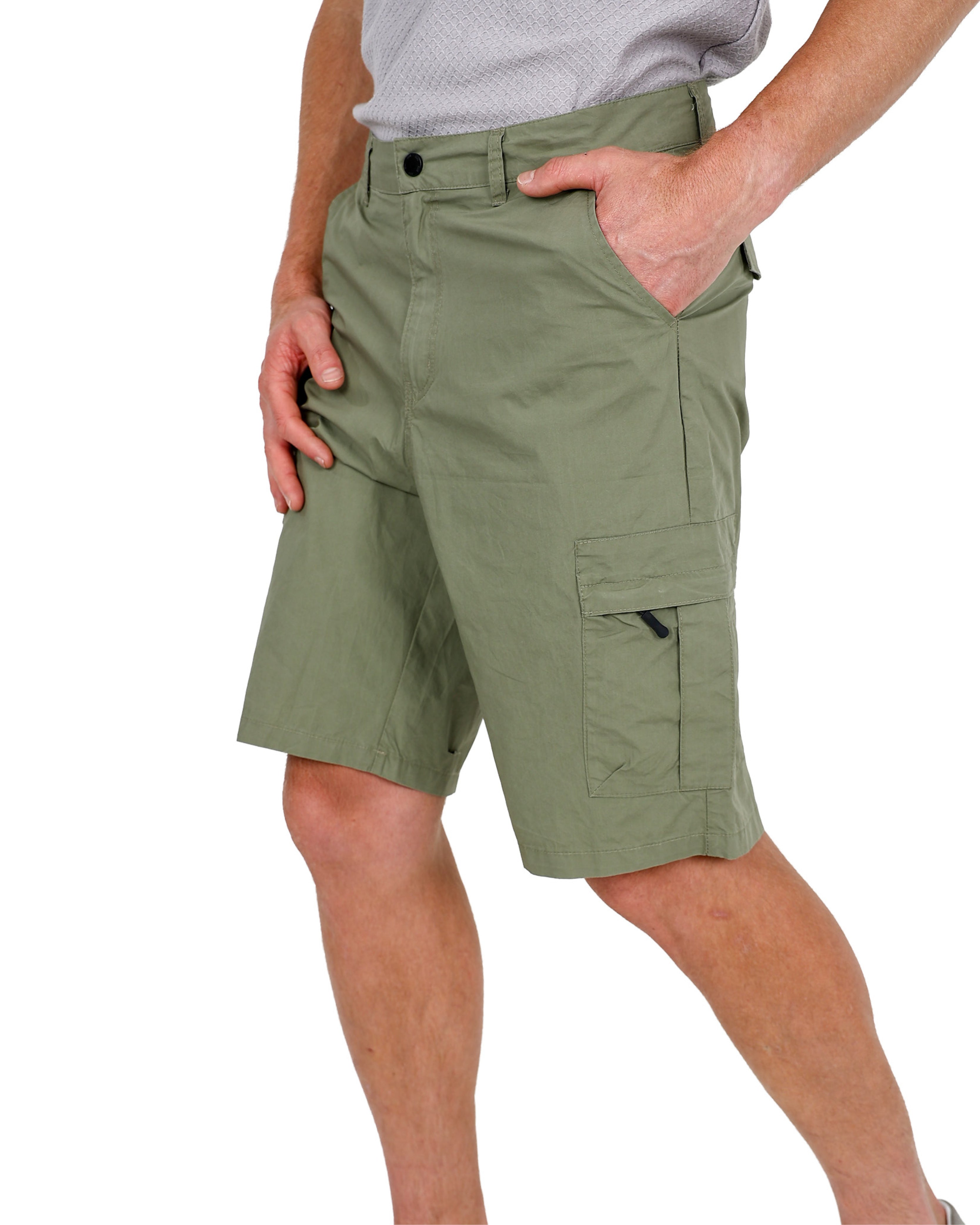 Fatigue Cotton Poplin Cargo Short