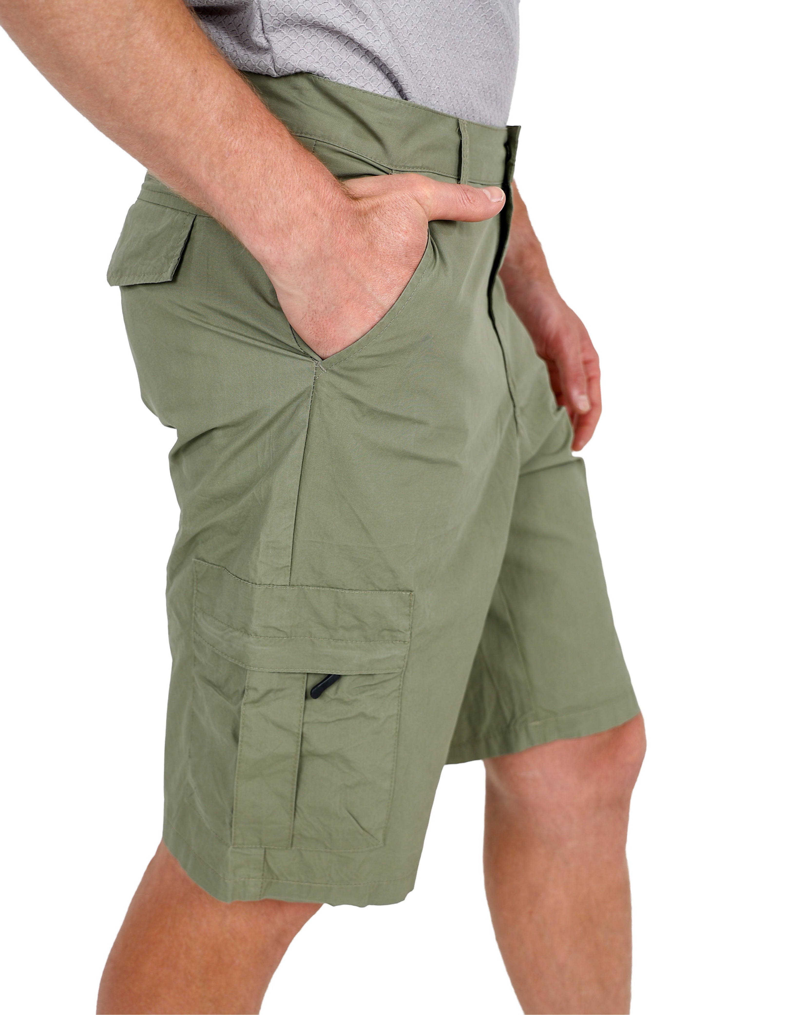 Fatigue Cotton Poplin Cargo Short