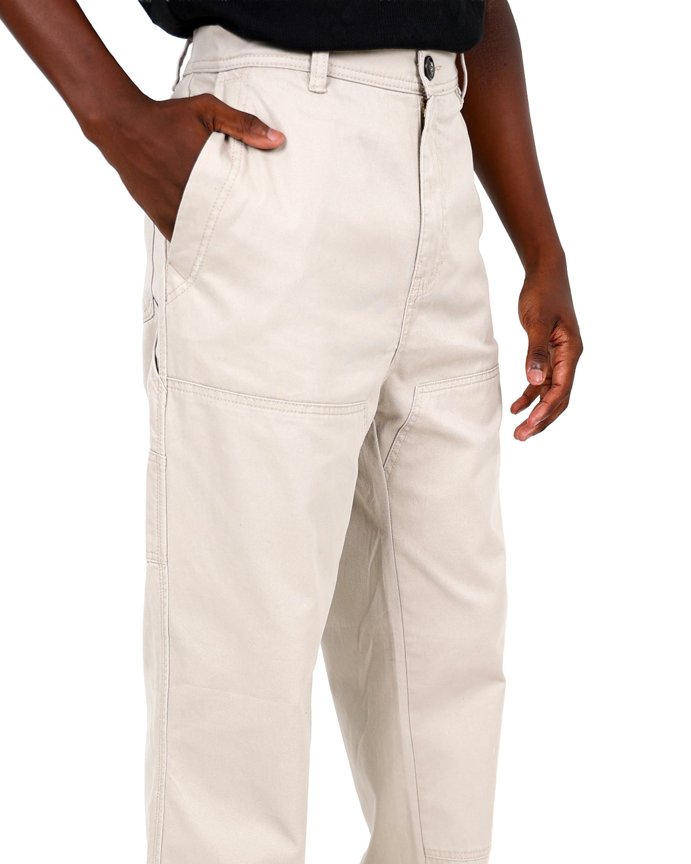 Straight Leg Stone Classic Cotton Carpenter Pant
