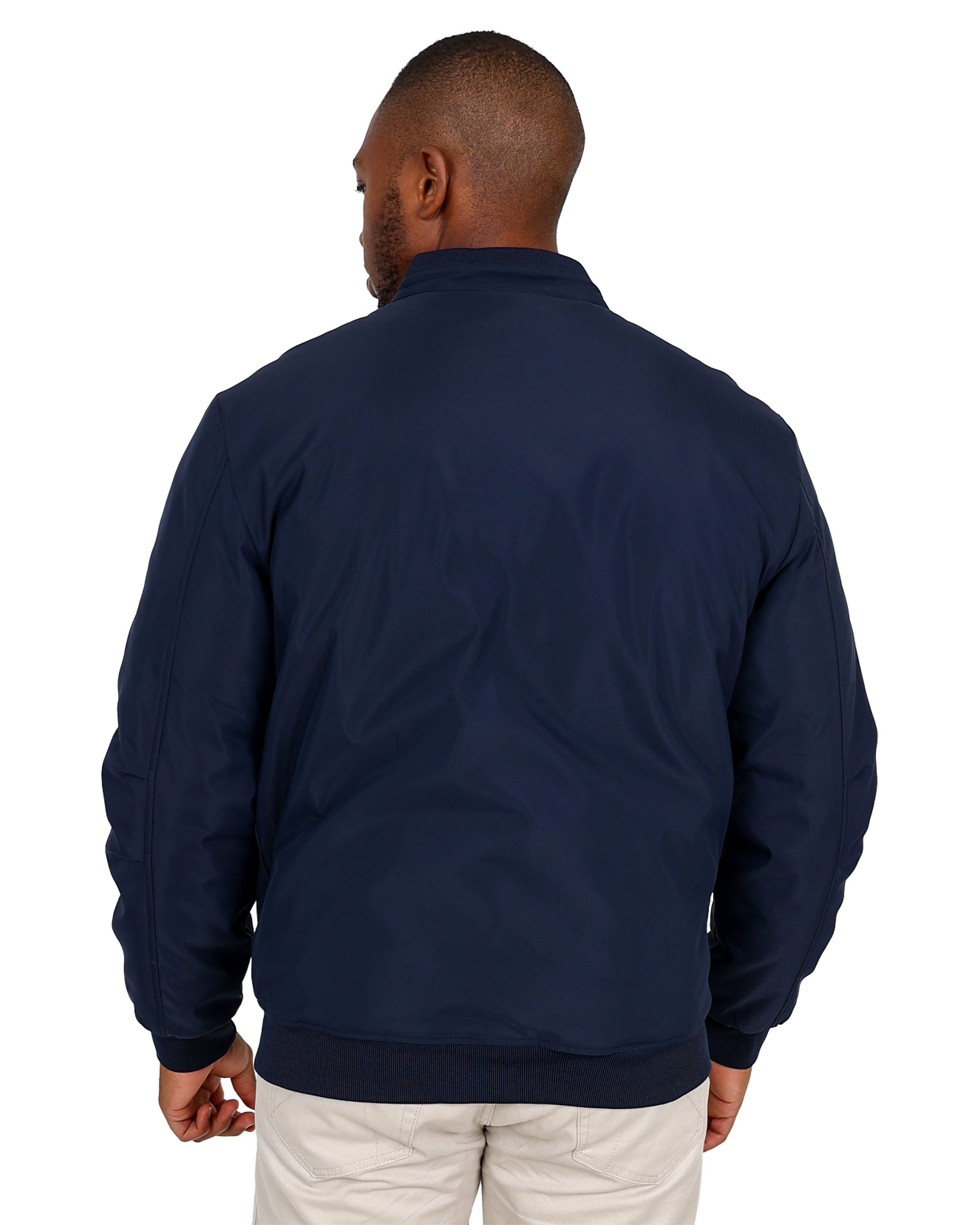 Navy Harrington Padded Jacket