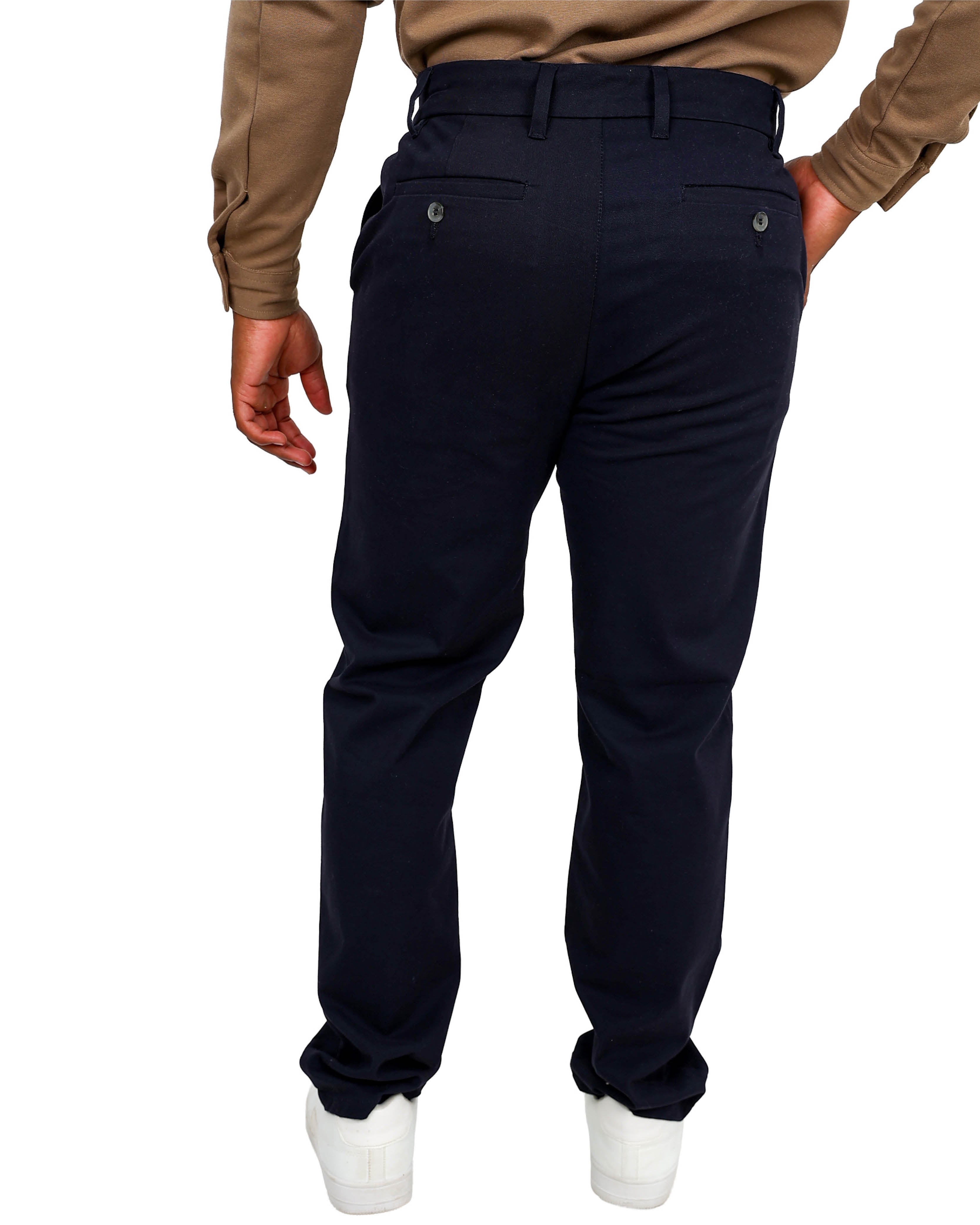 Straight Leg Dark Navy Stretch Chino