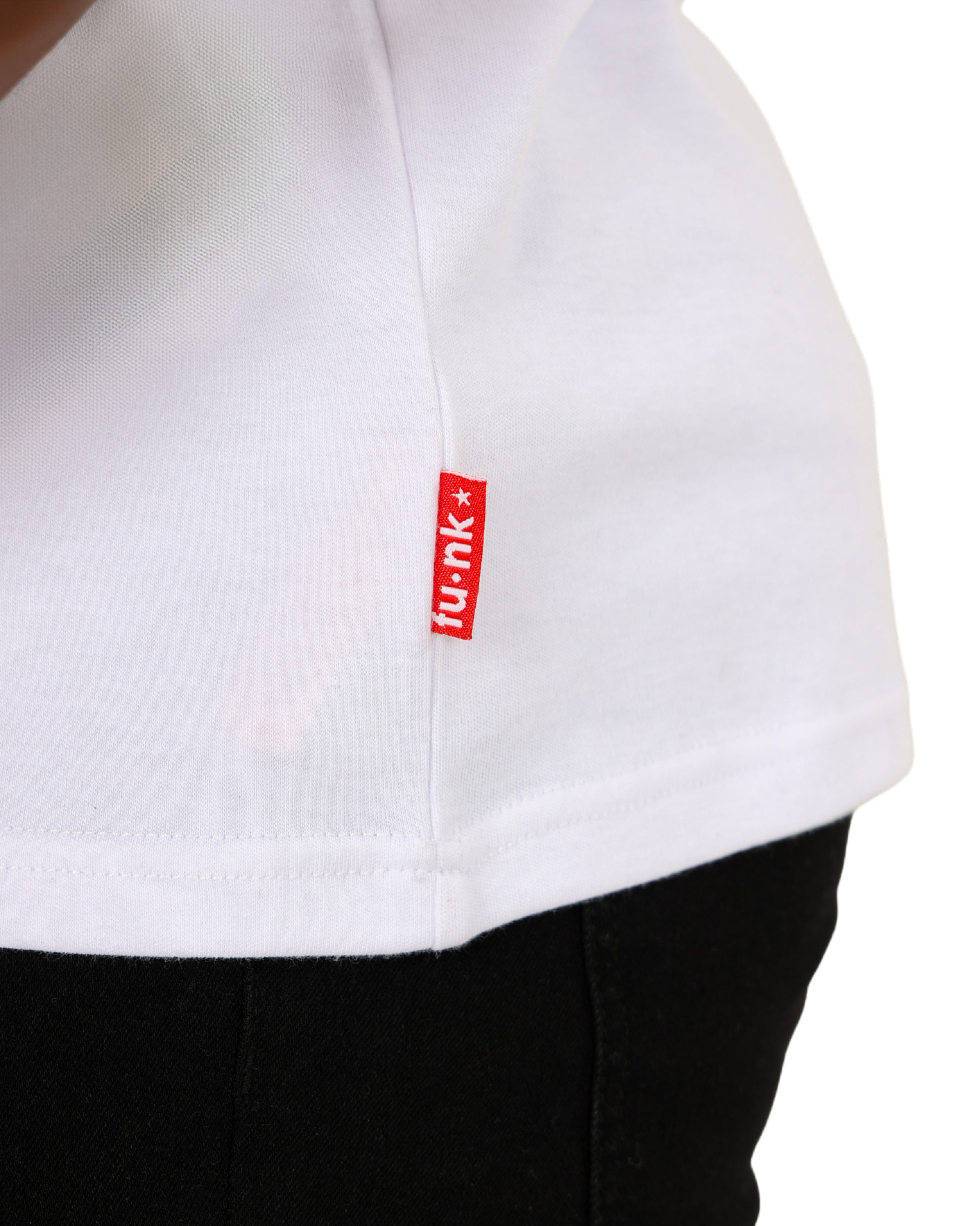 Funk Redefine Bold White FNK Applique T-Shirt