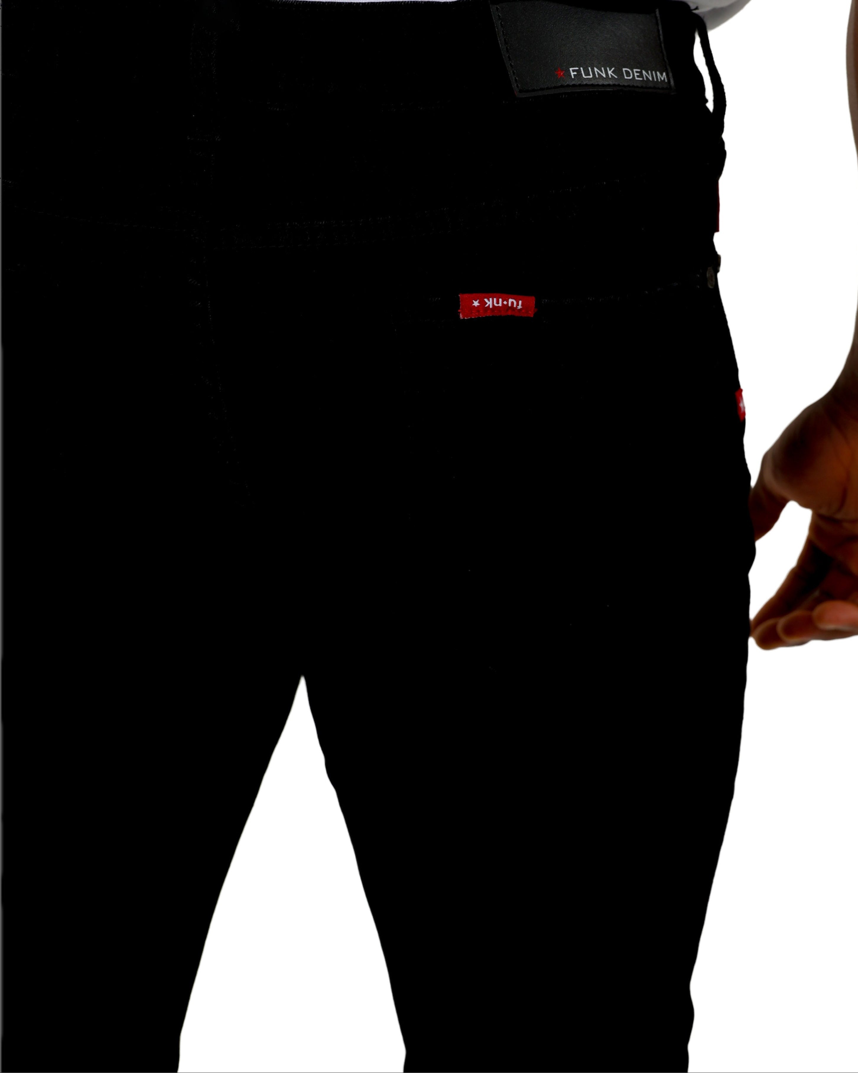 Funk Black Nexus Clean Styled Skinny Jeans