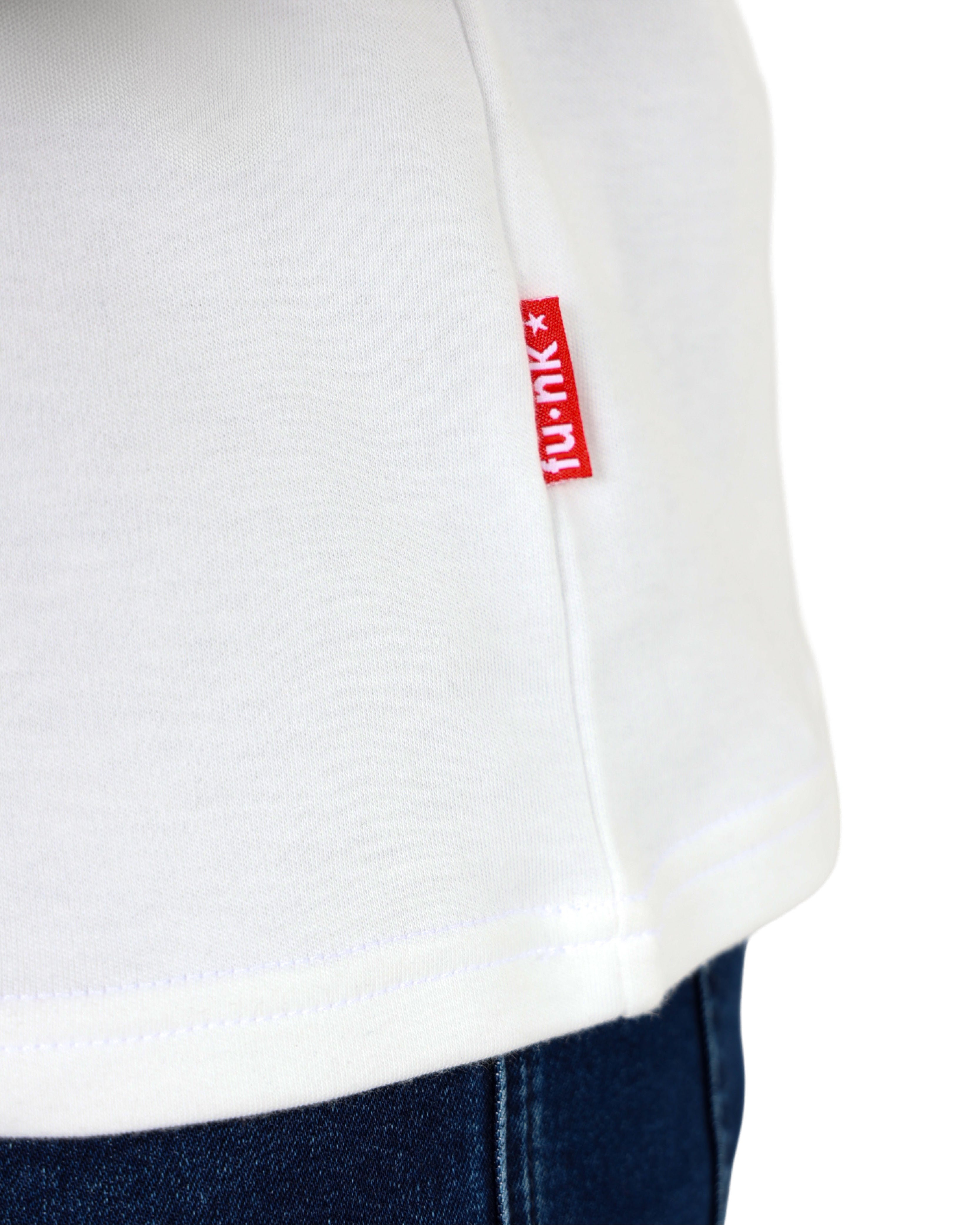 Funk Redefine Bold Cream Applique T-Shirt