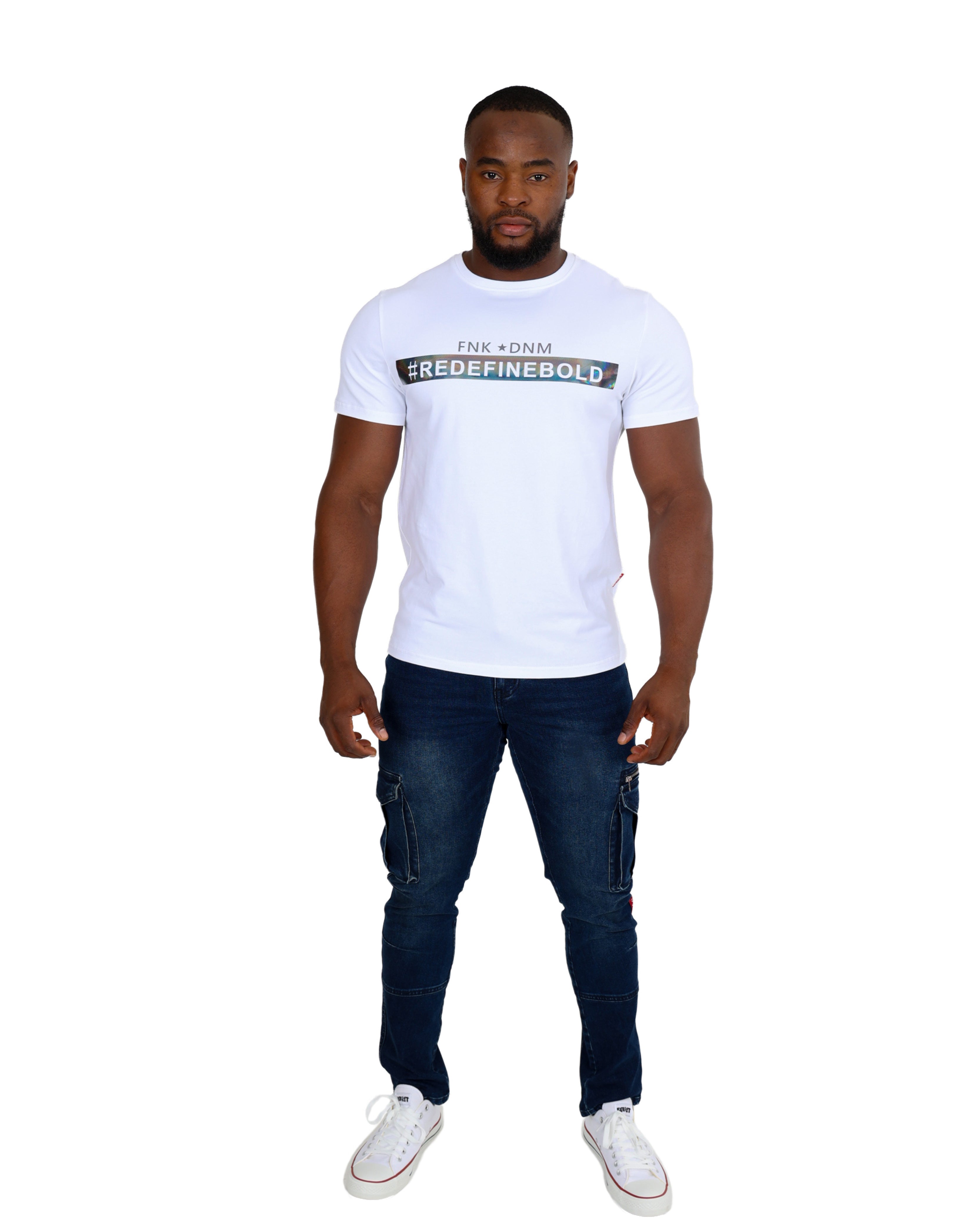 Funk DNM Re-Define Reconfigure White T-Shirt