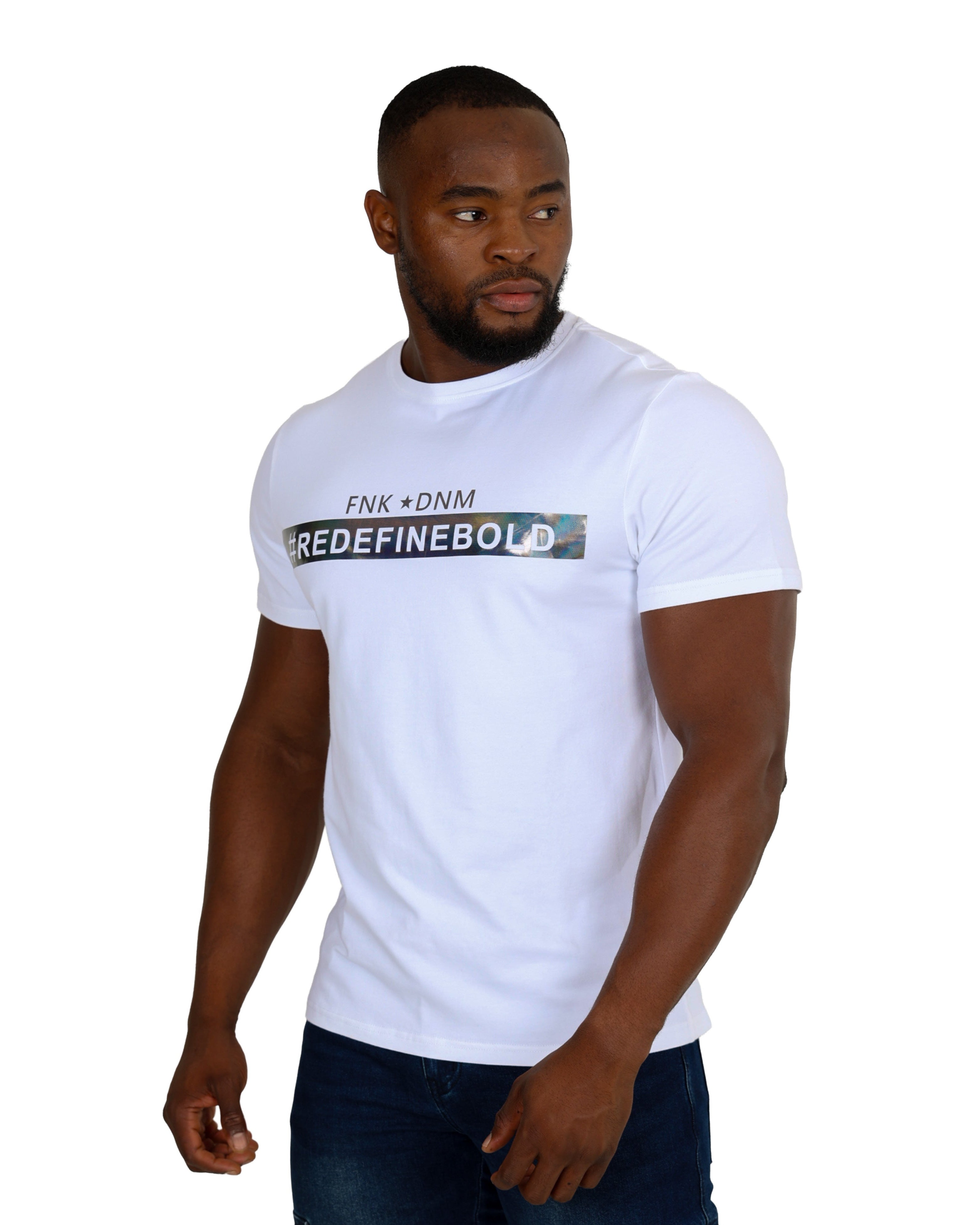Funk DNM Re-Define Reconfigure White T-Shirt