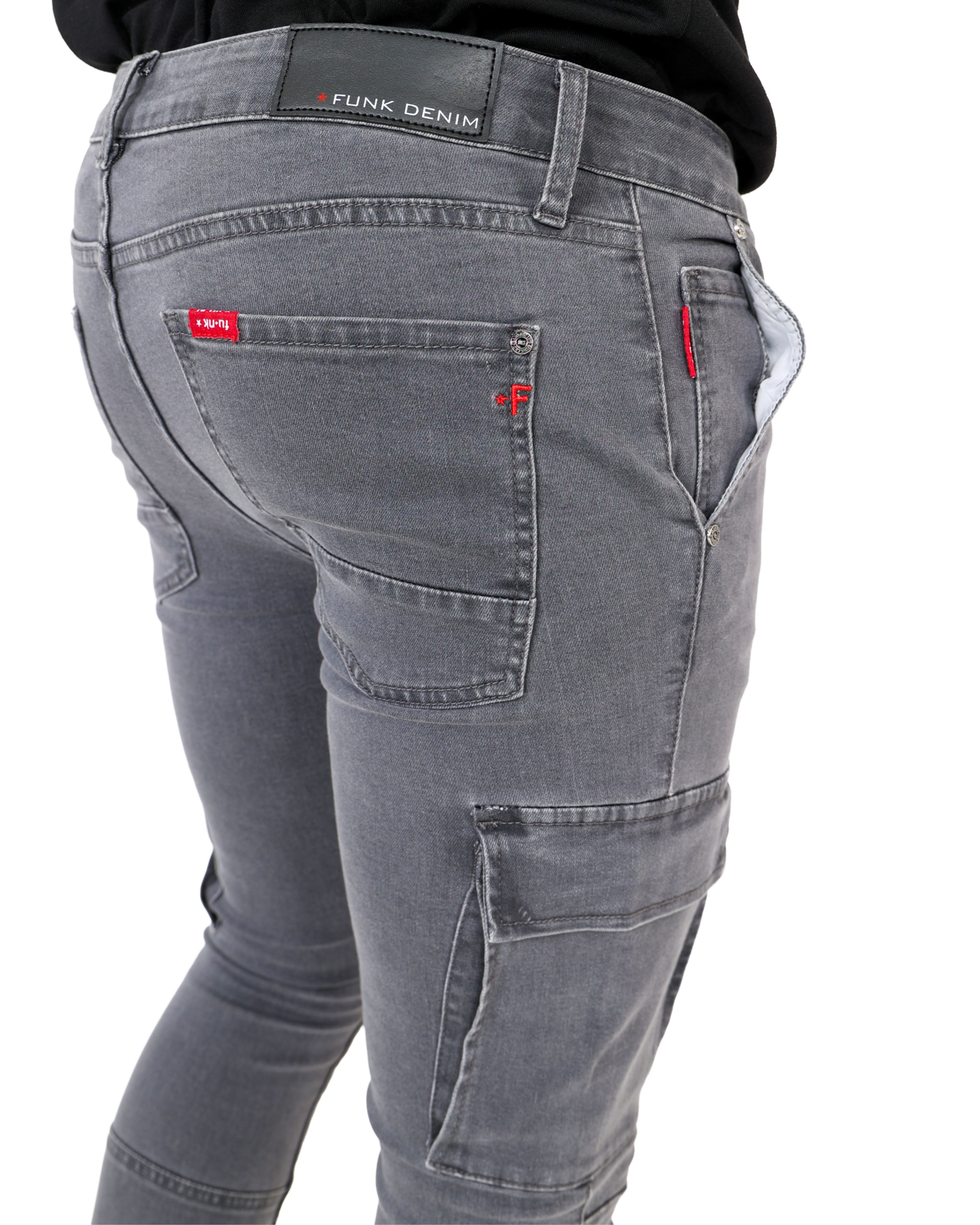 Funk Vertex Cargo Skinny Fit Jeans