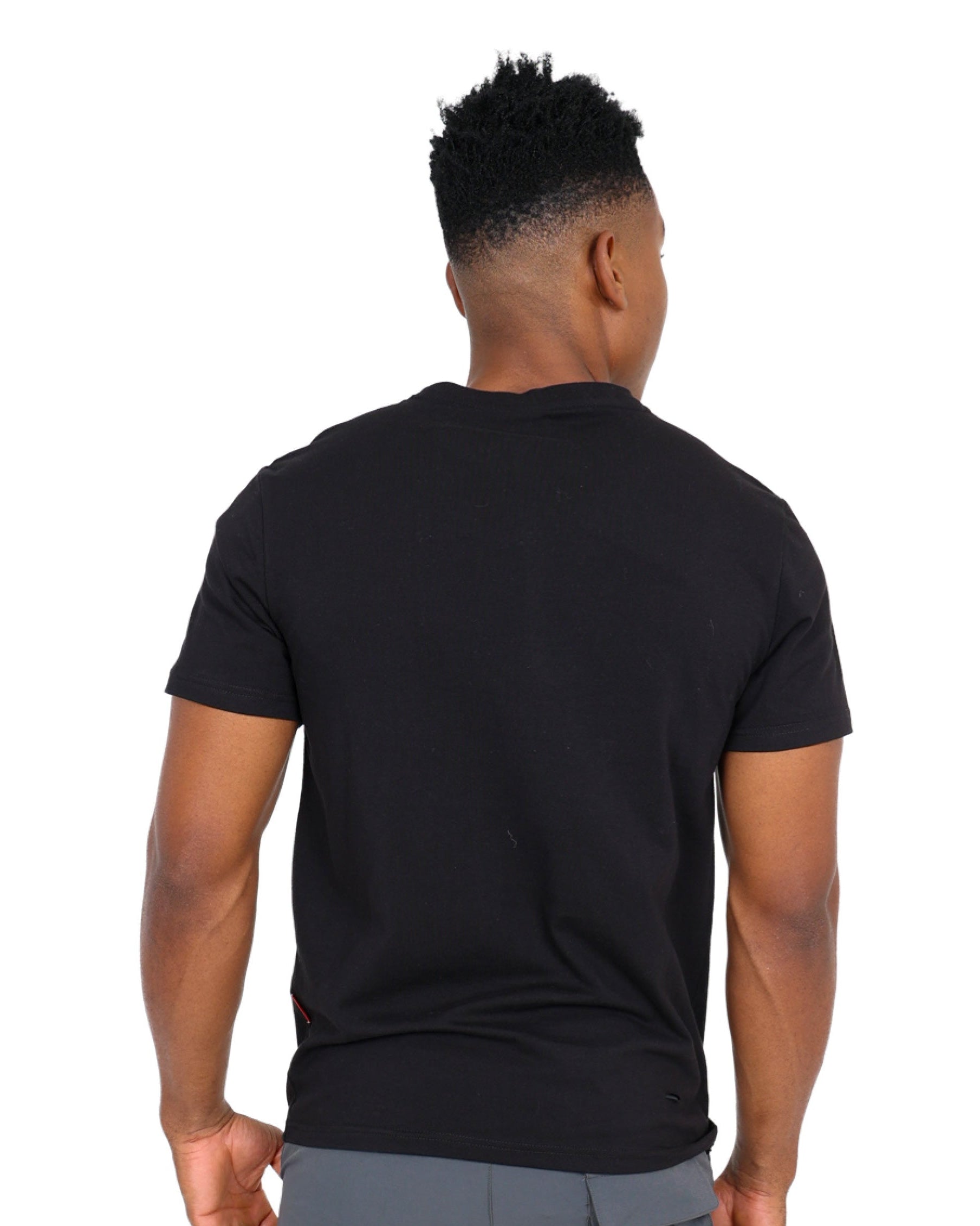 Short Sleeve Black Reinitialize Graphic T-Shirt