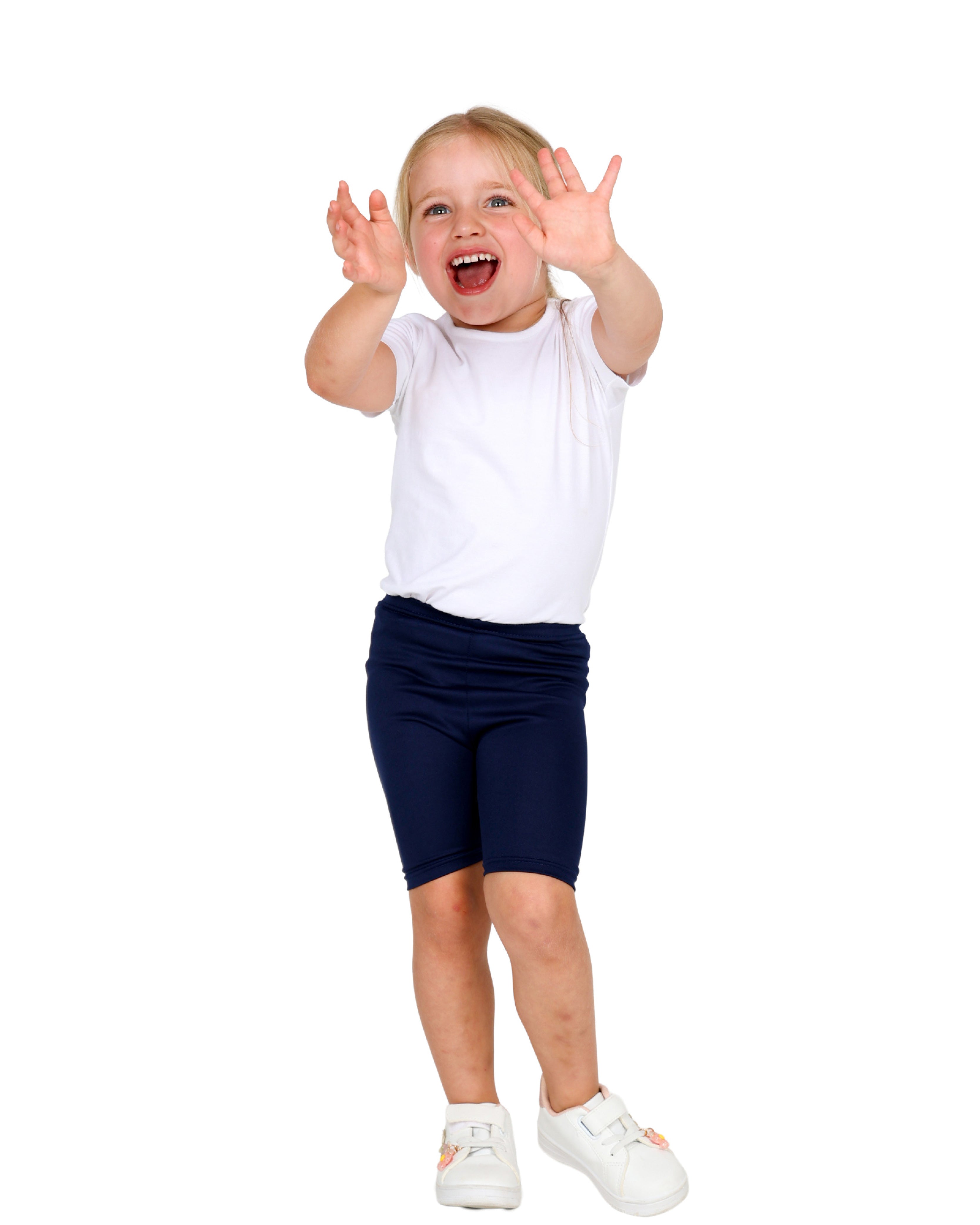 Navy Polyester Cycle Shorts