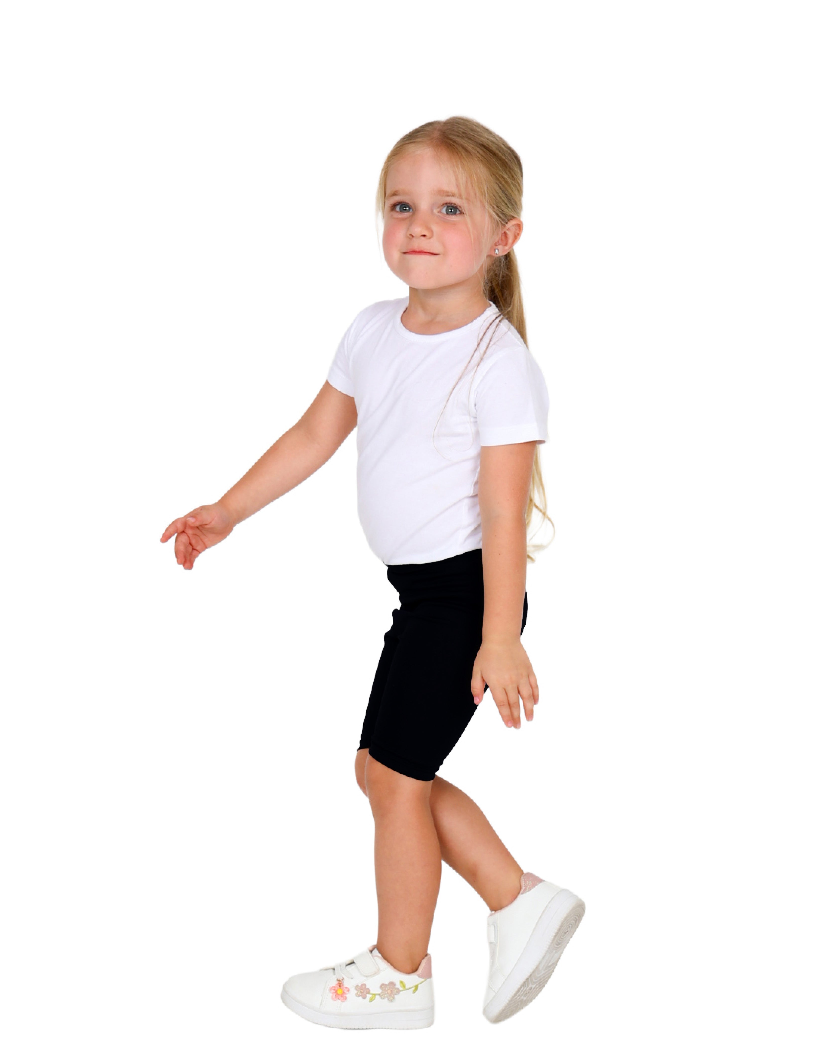 Black Trilobal Cycle Shorts