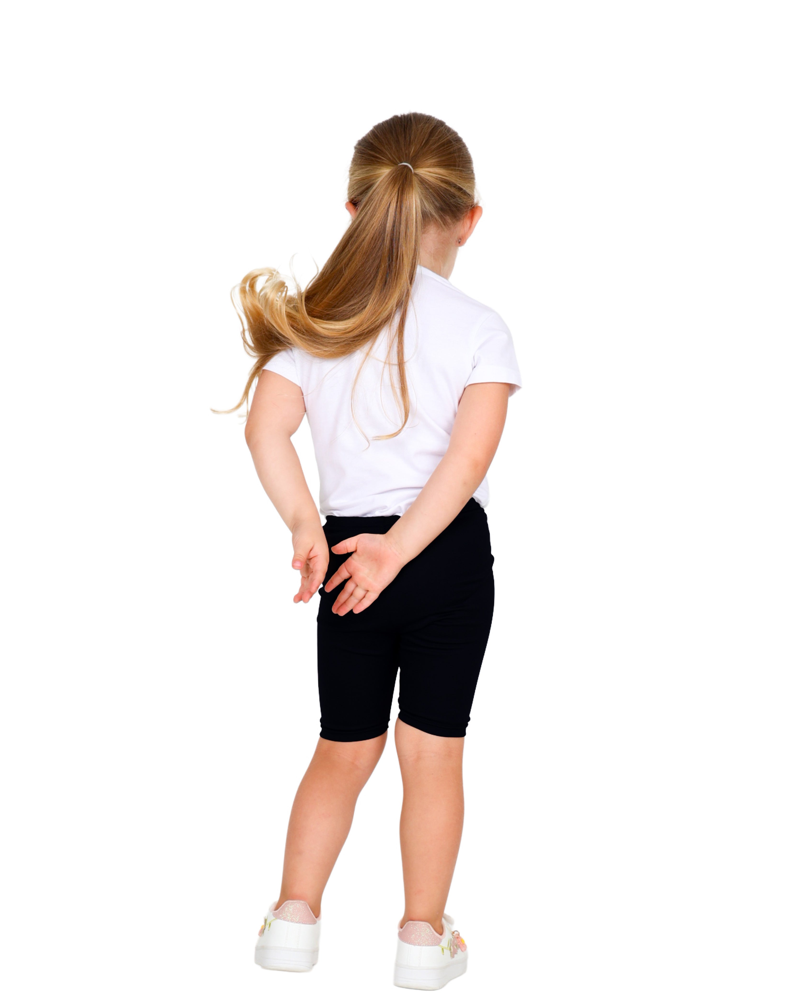 Black Trilobal Cycle Shorts