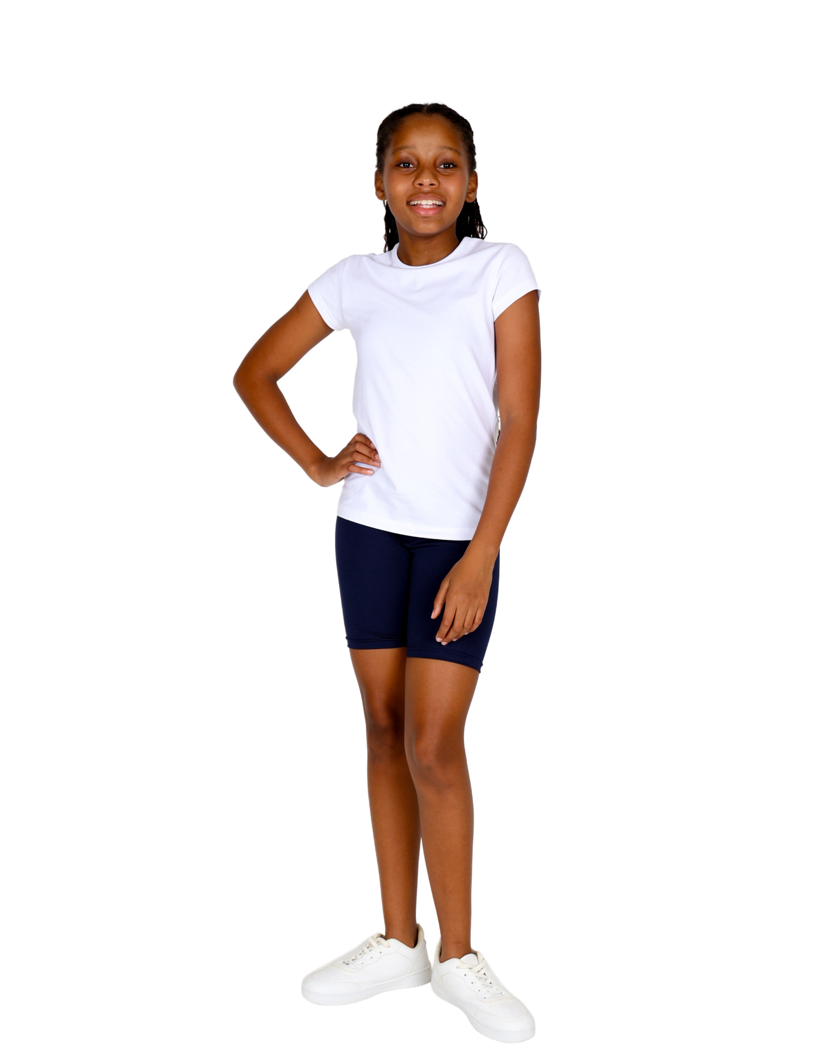 Navy Trilobal Cycle Shorts