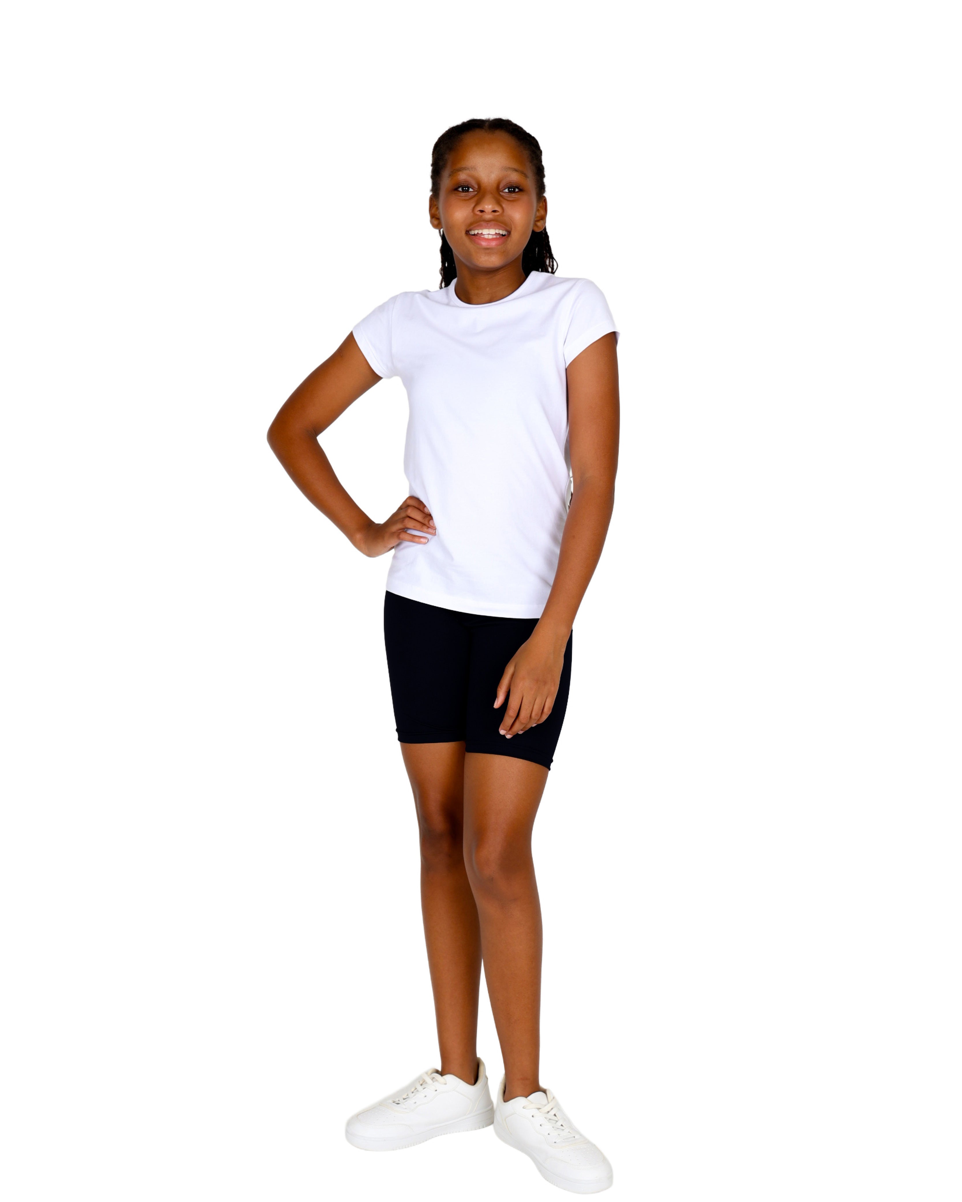 Black Trilobal Cycle Shorts