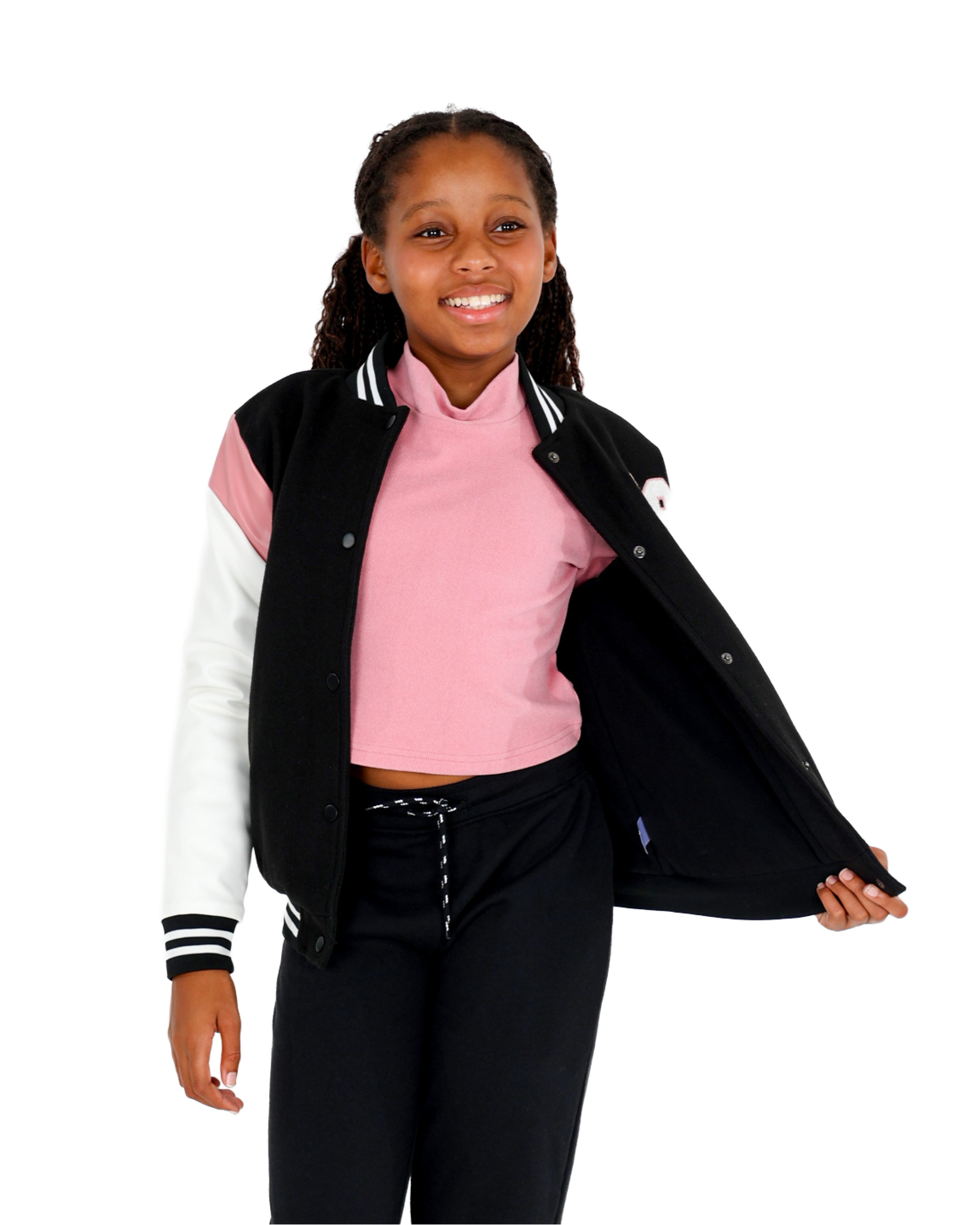 Colour Block Baseball Bomber Jacket