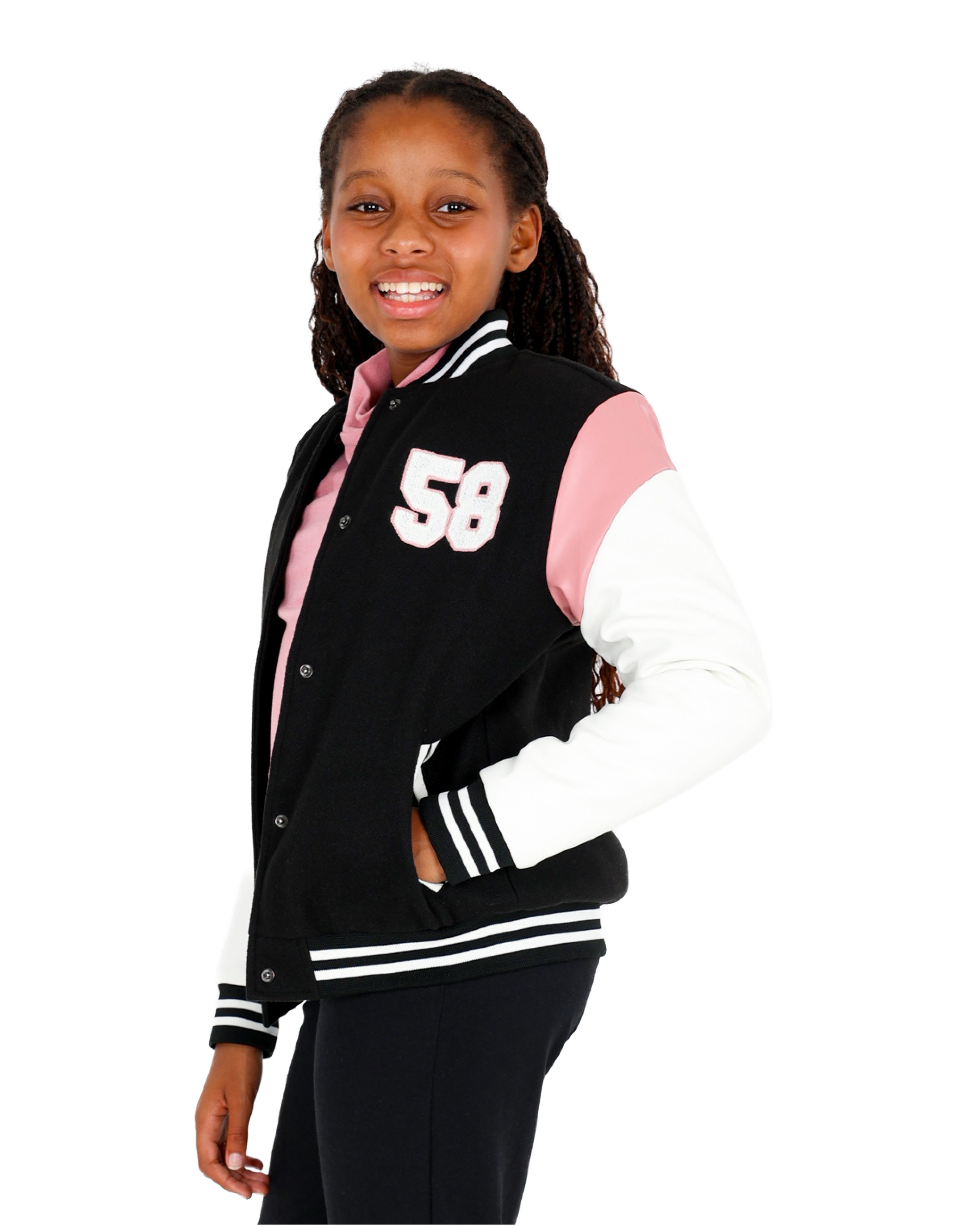 Colour Block Baseball Bomber Jacket