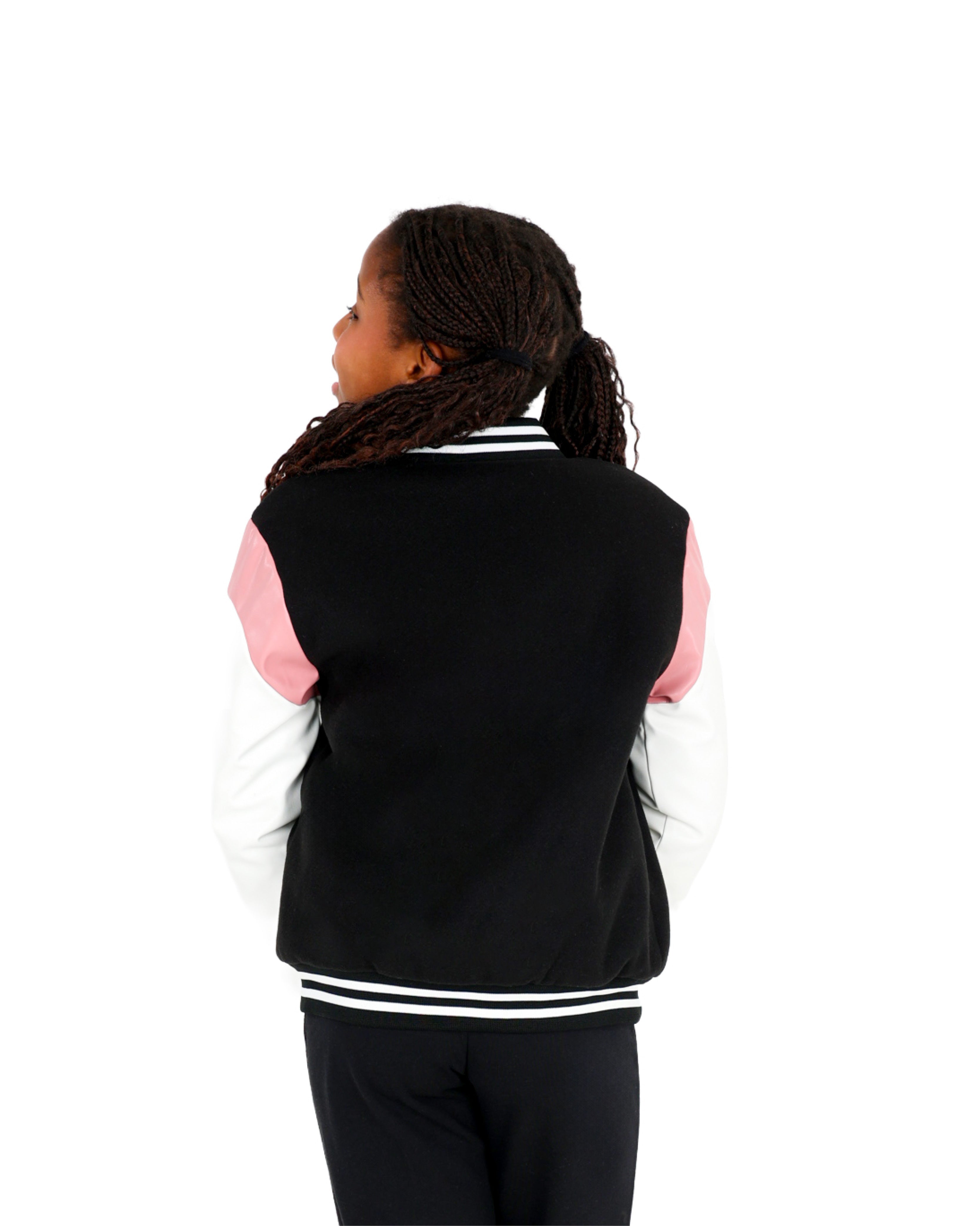 Colour Block Baseball Bomber Jacket