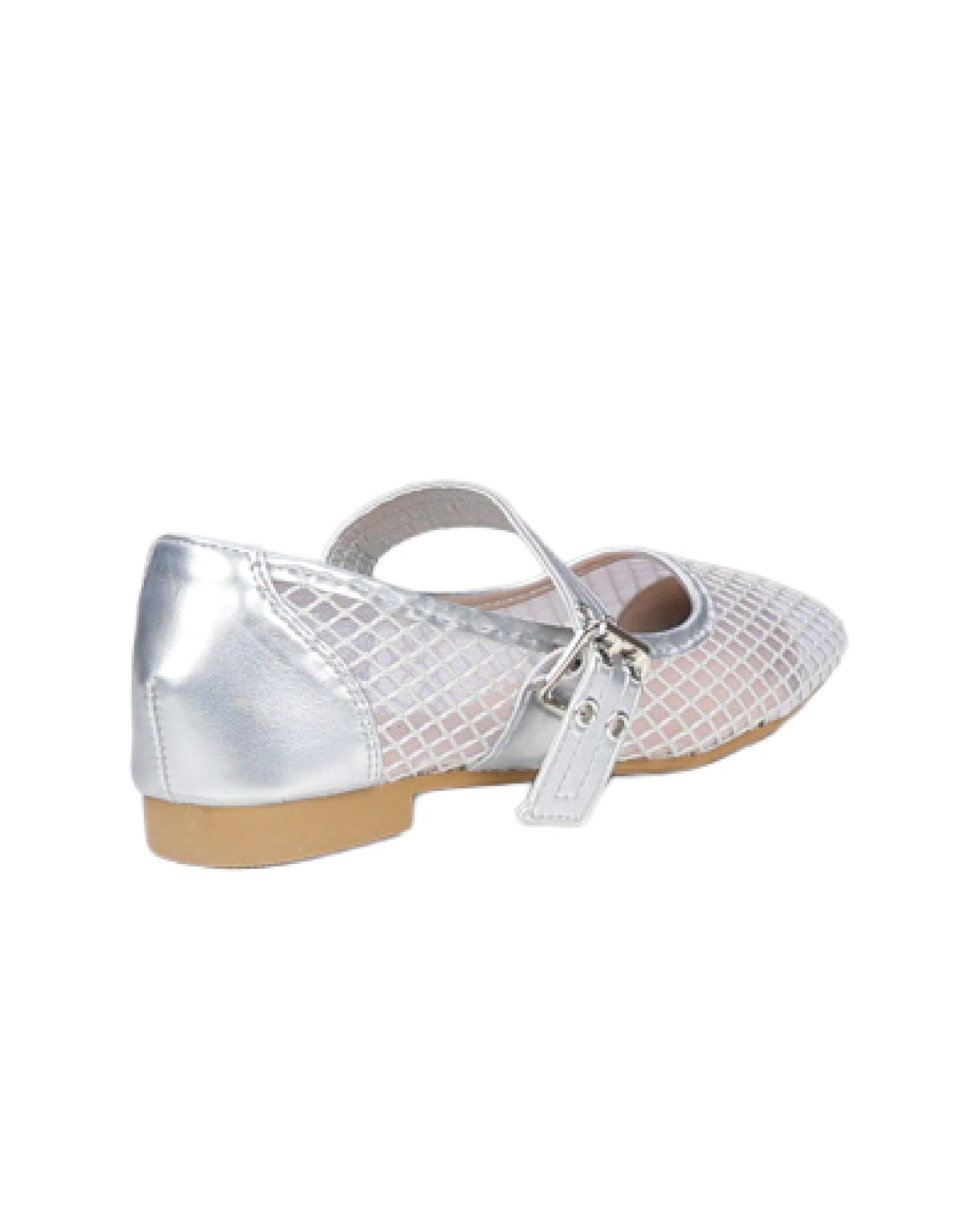 Big Girls Diamond Mesh Formal Pumps