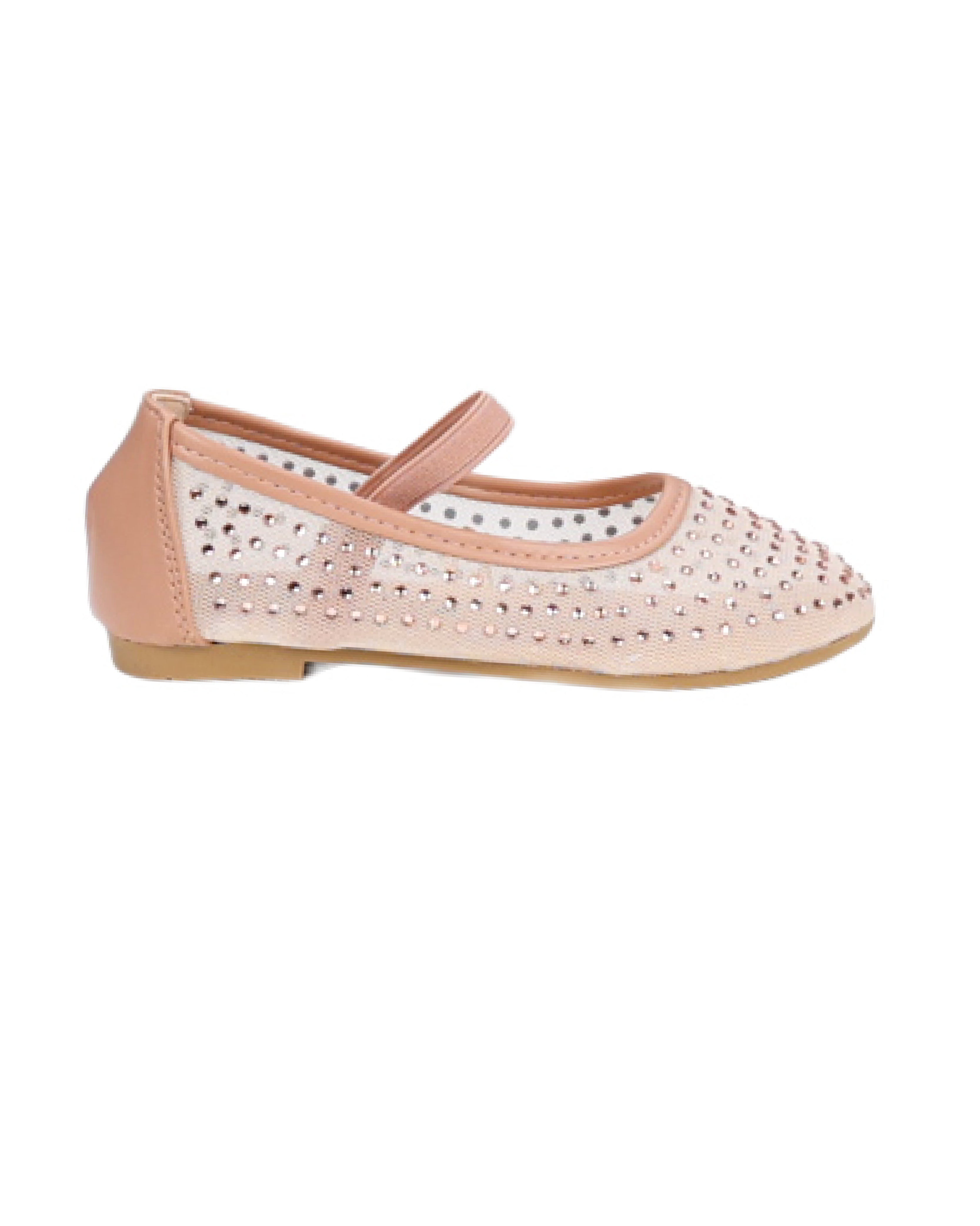 Small Girls Rhinestone Embellished Pump