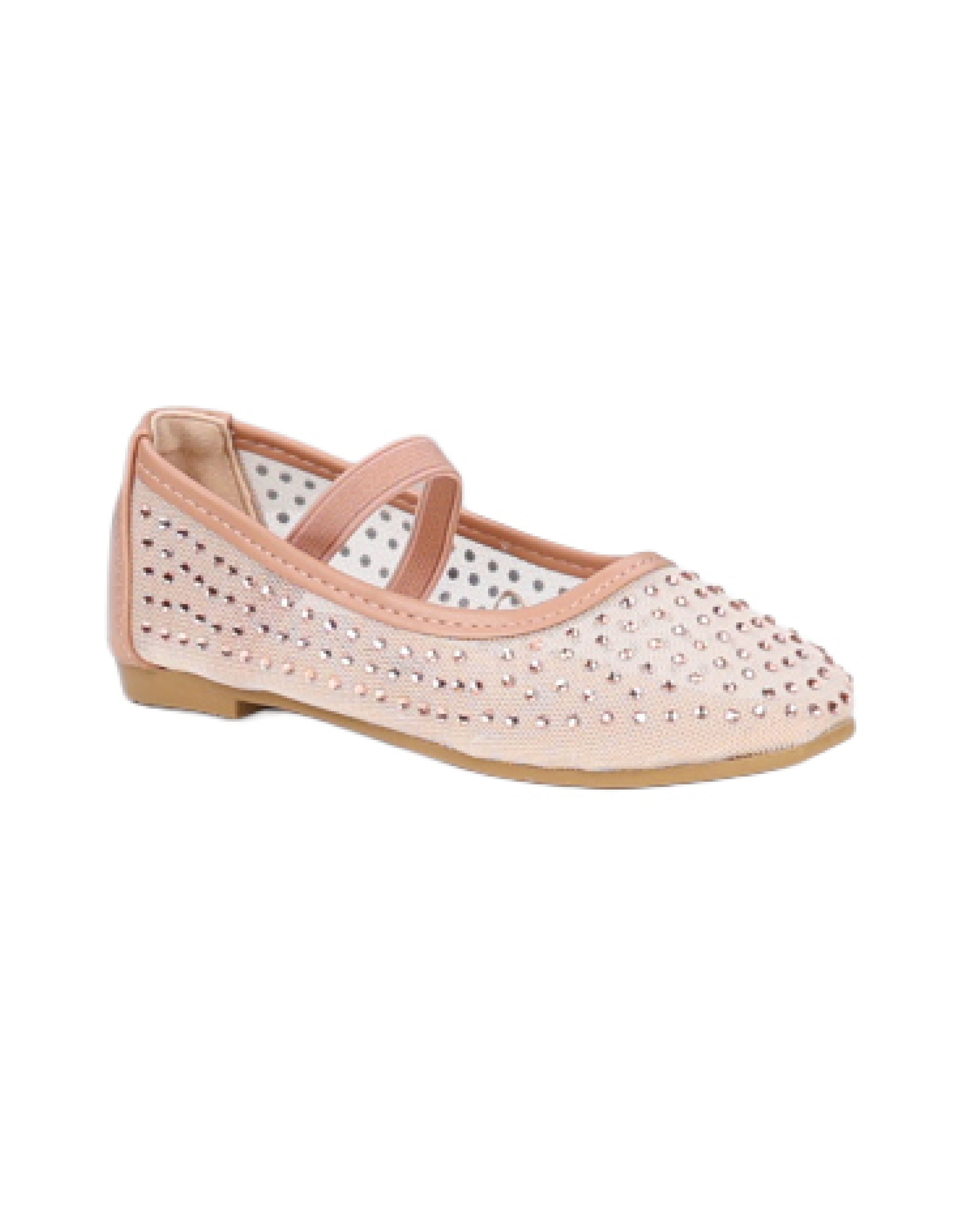 Small Girls Rhinestone Embellished Pump