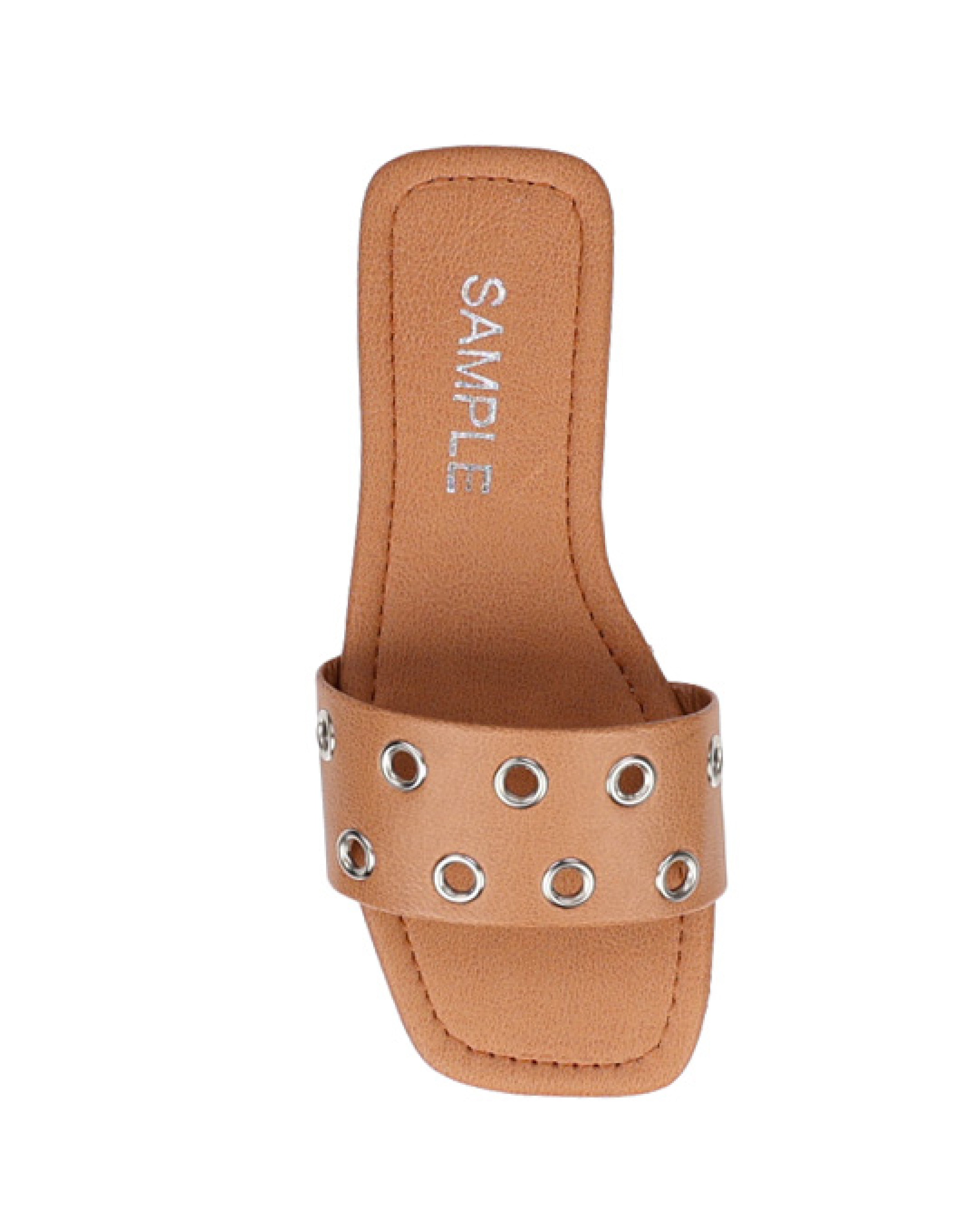 Girls Eyelet Detail Mule