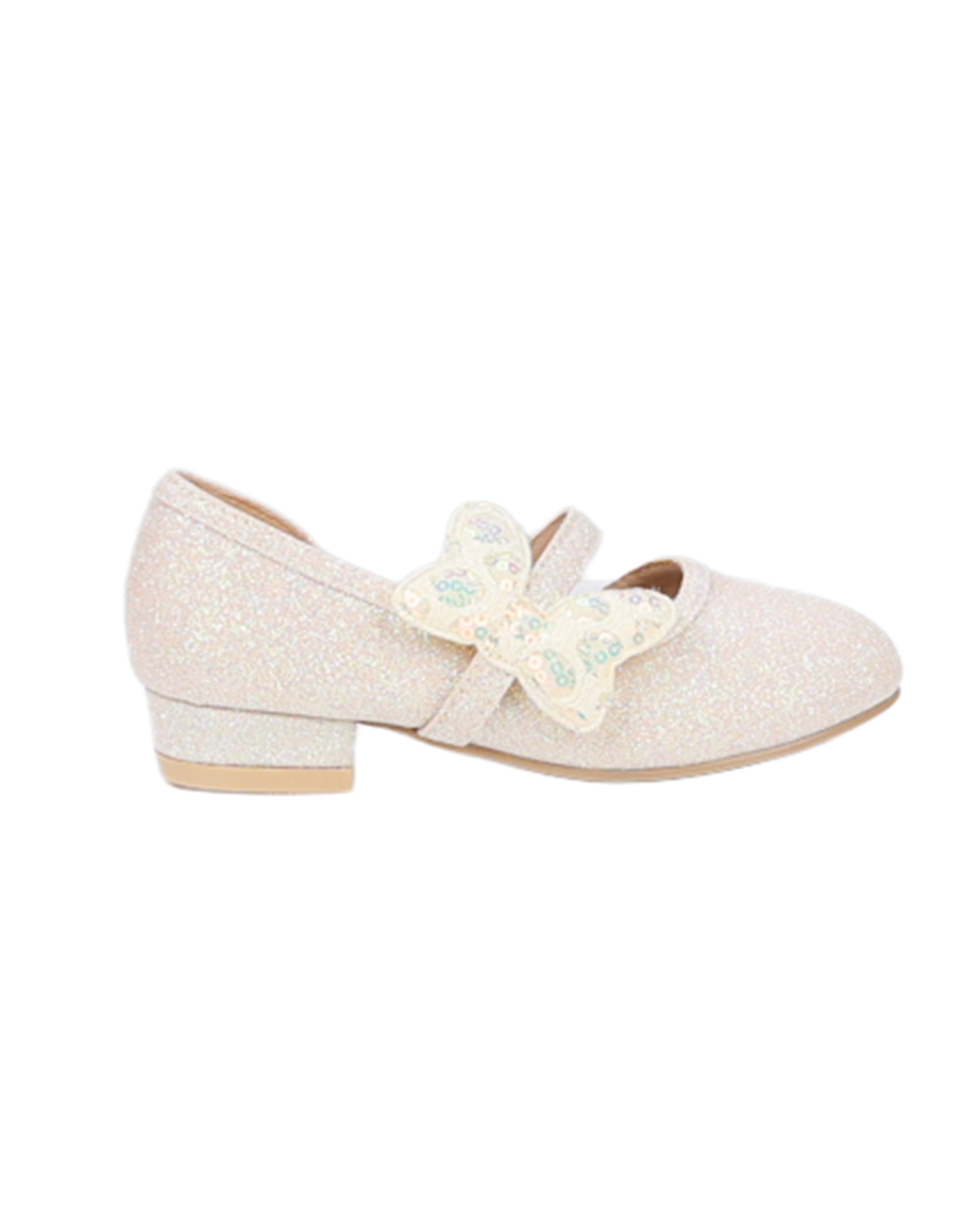 Girls Statement Bow Detail Block Heel