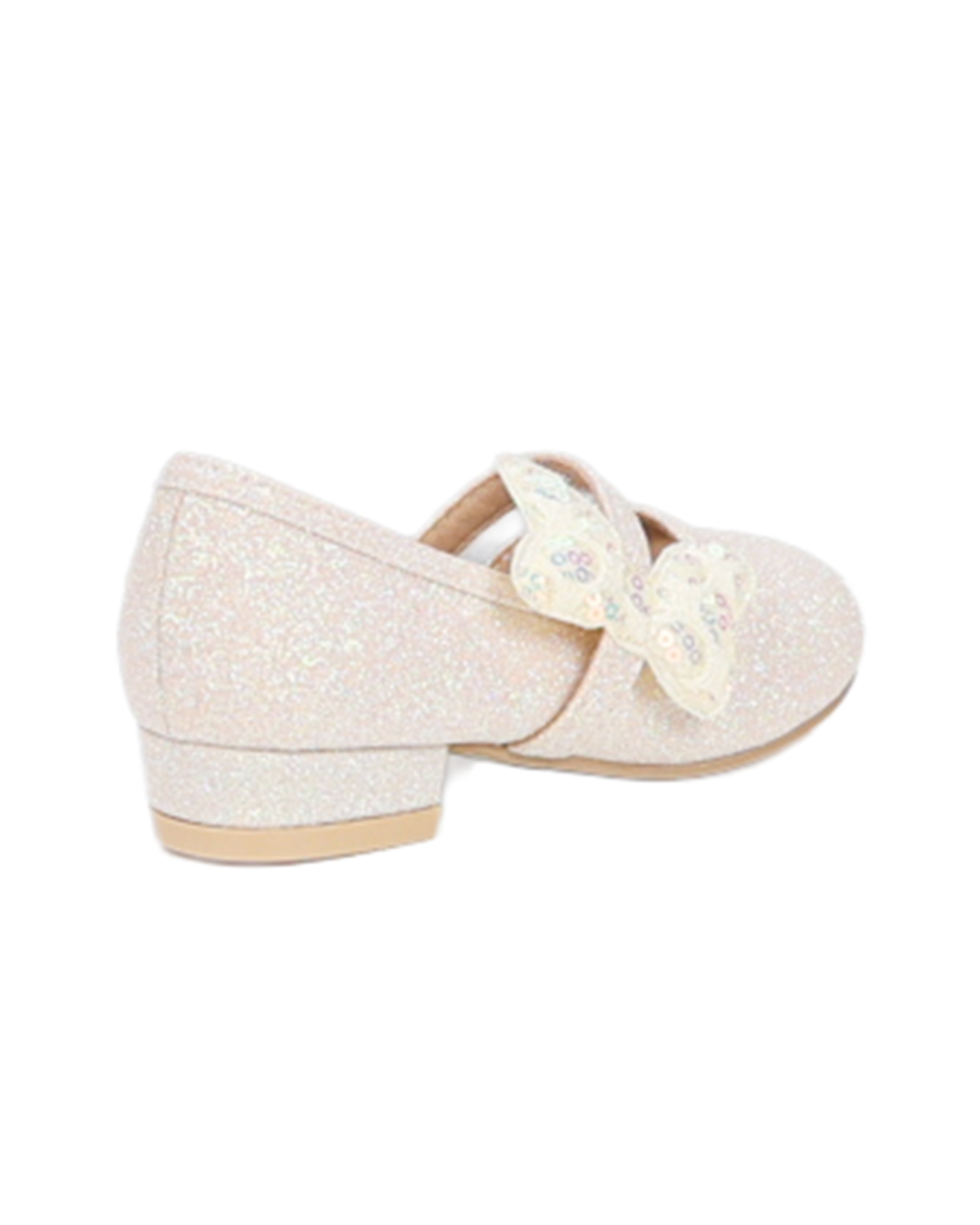 Girls Statement Bow Detail Block Heel