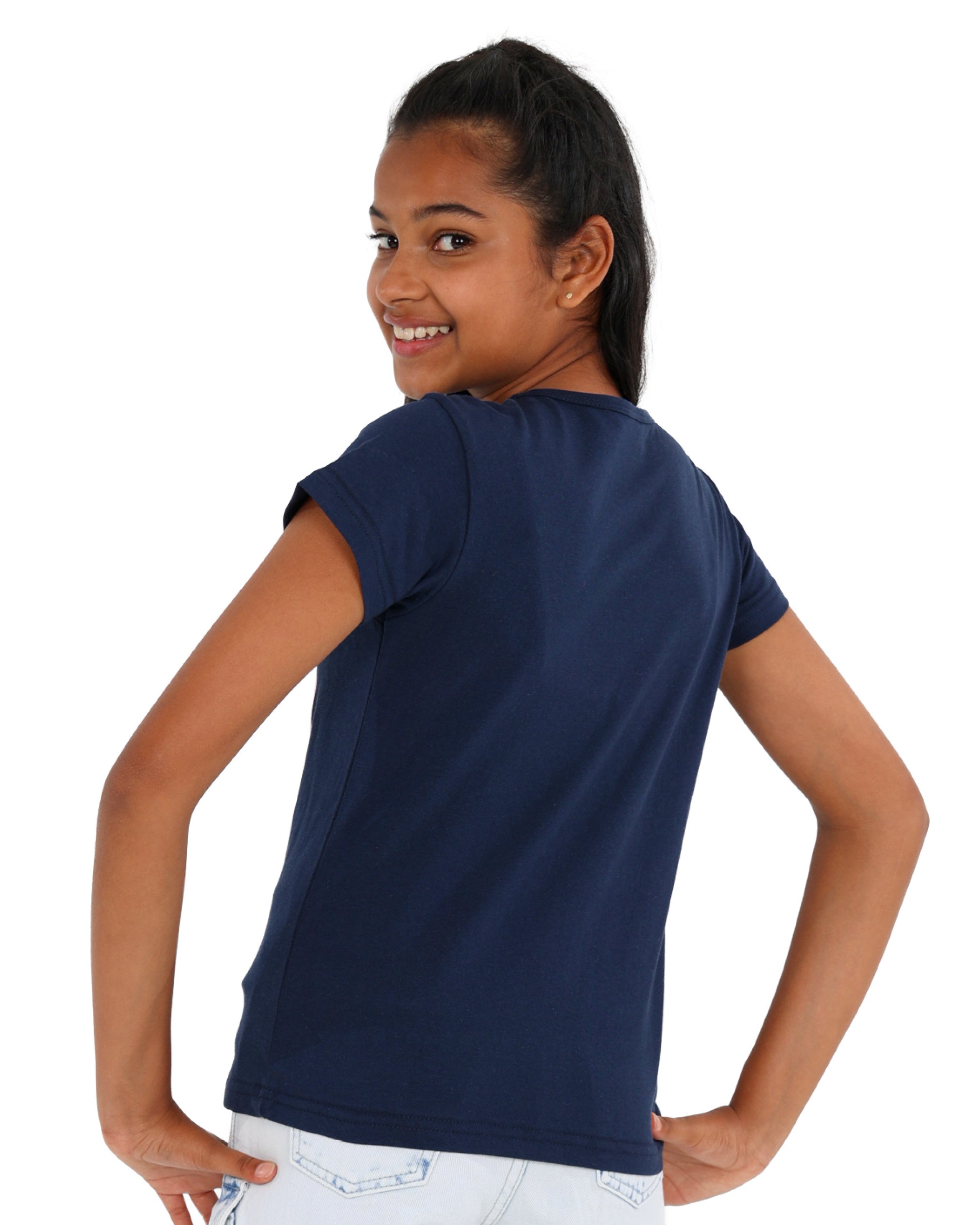 Short Sleeve "Super Star" Graphic Print T-Shirt